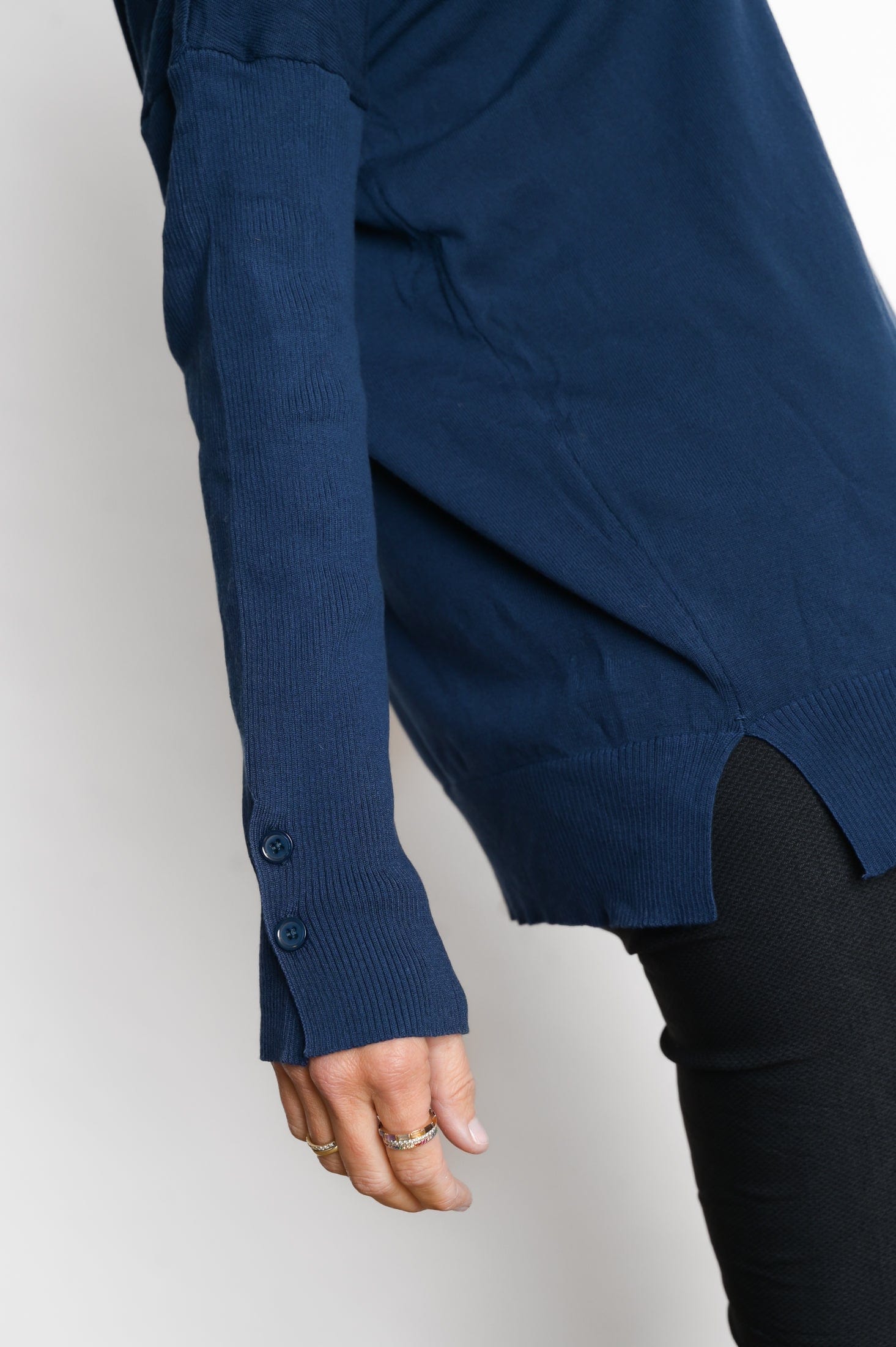 ALIMIA  סריג גולף כחול image 5