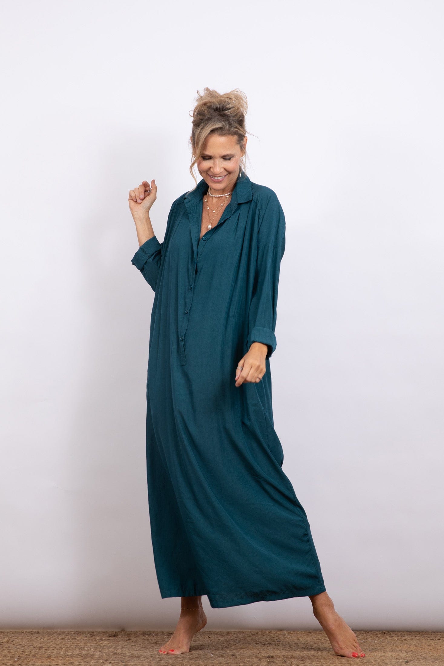 DEMON שמלת גלבייה מקסי image 4