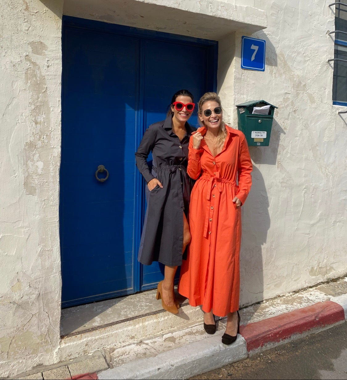 SAFIR שמלת כפתורים אפורה מידי image 11