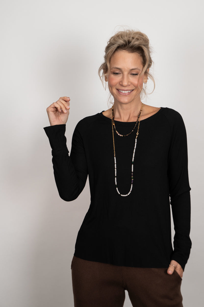 MIAMI חולצה שחורה