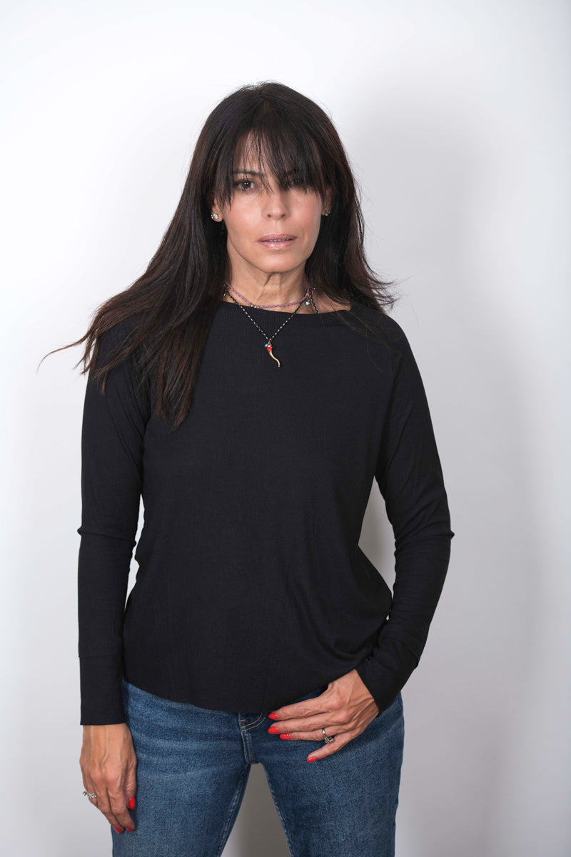 MIAMI חולצה שחורה