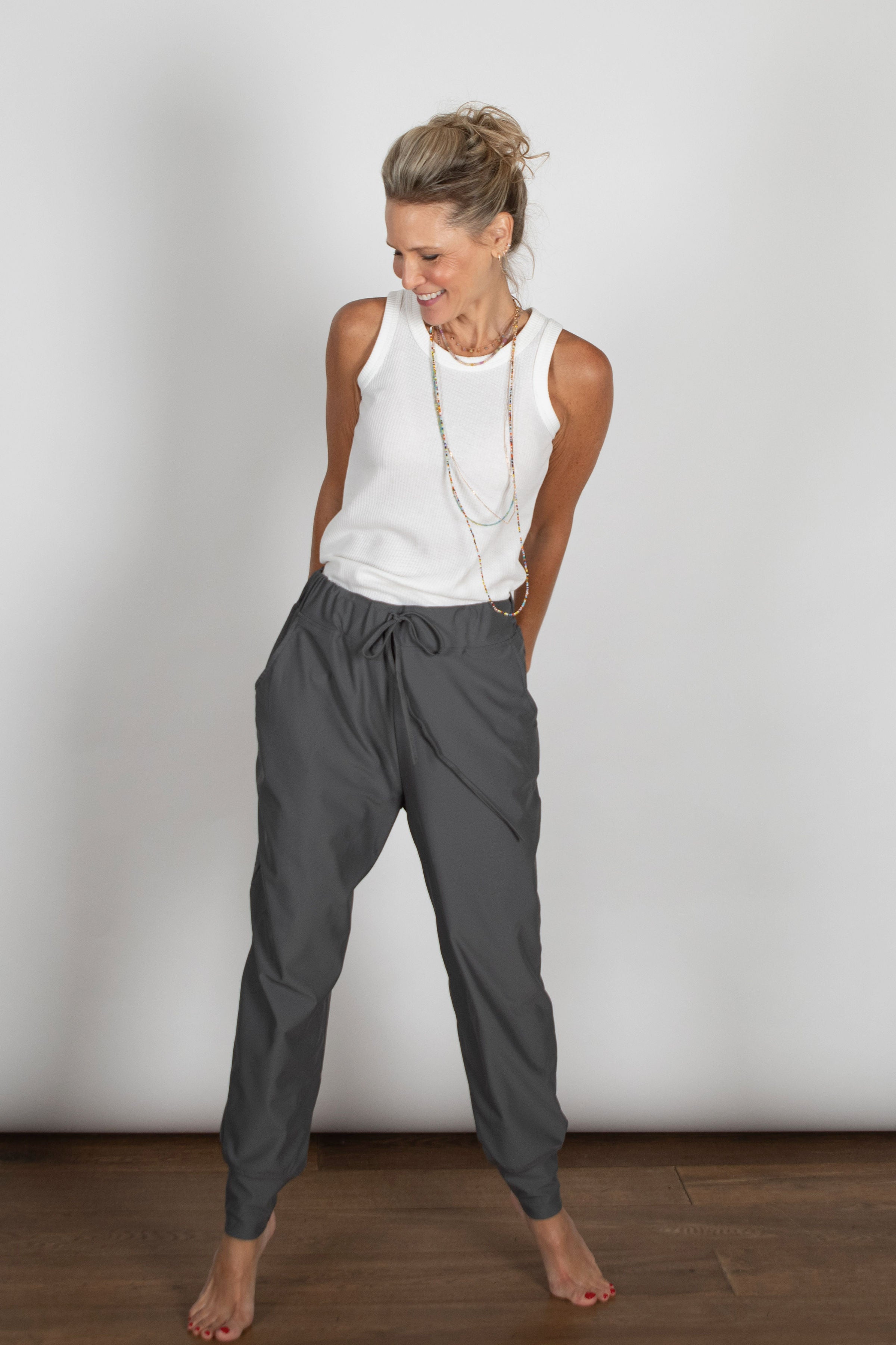 TAL PENS מכנסיים אפור