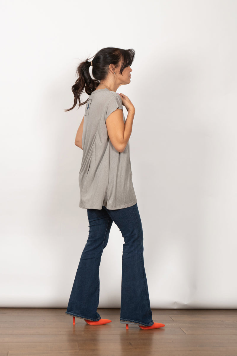 JUNO חולצה אוברסייז