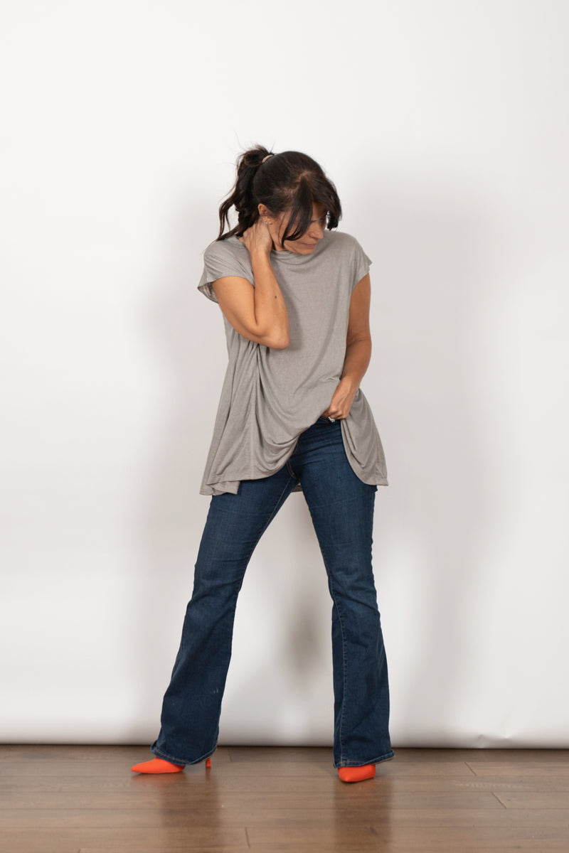 JUNO חולצה אוברסייז