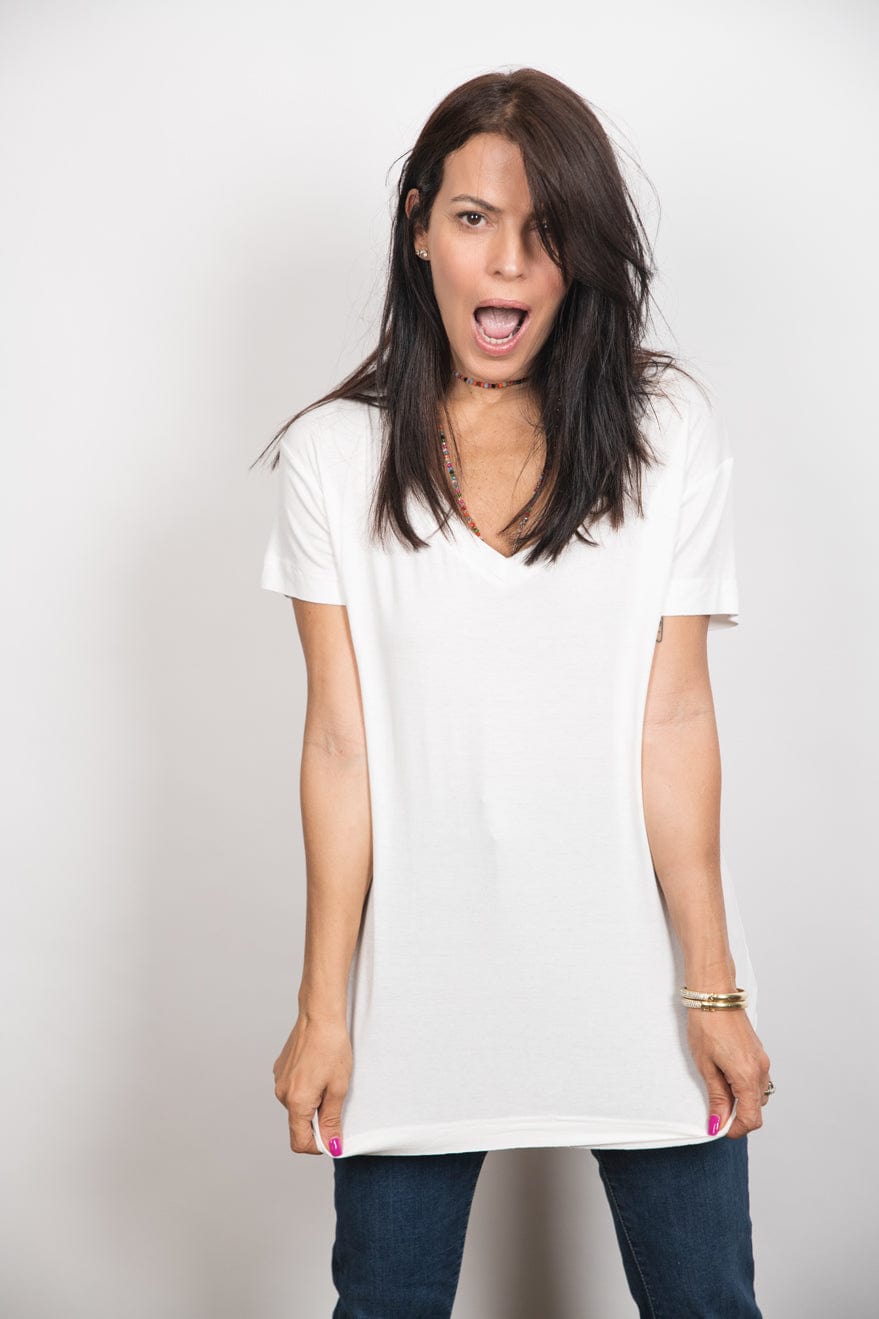 AMOS V חולצה לבנה