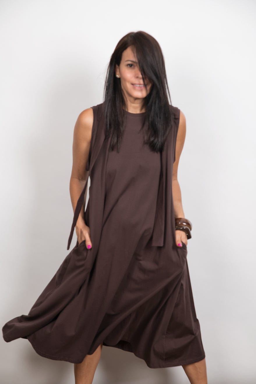 DOLEV שמלה חומה