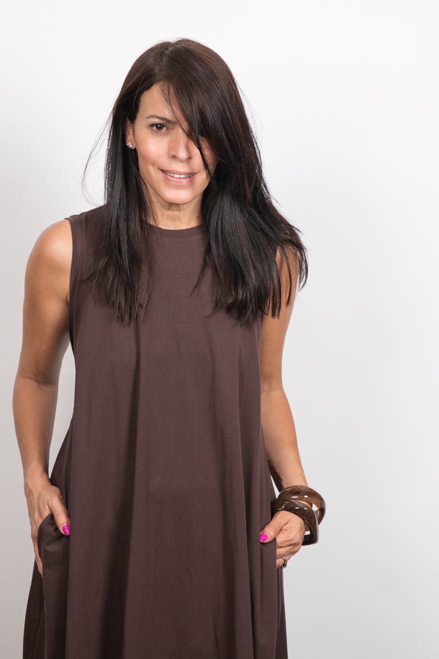 DOLEV שמלה חומה