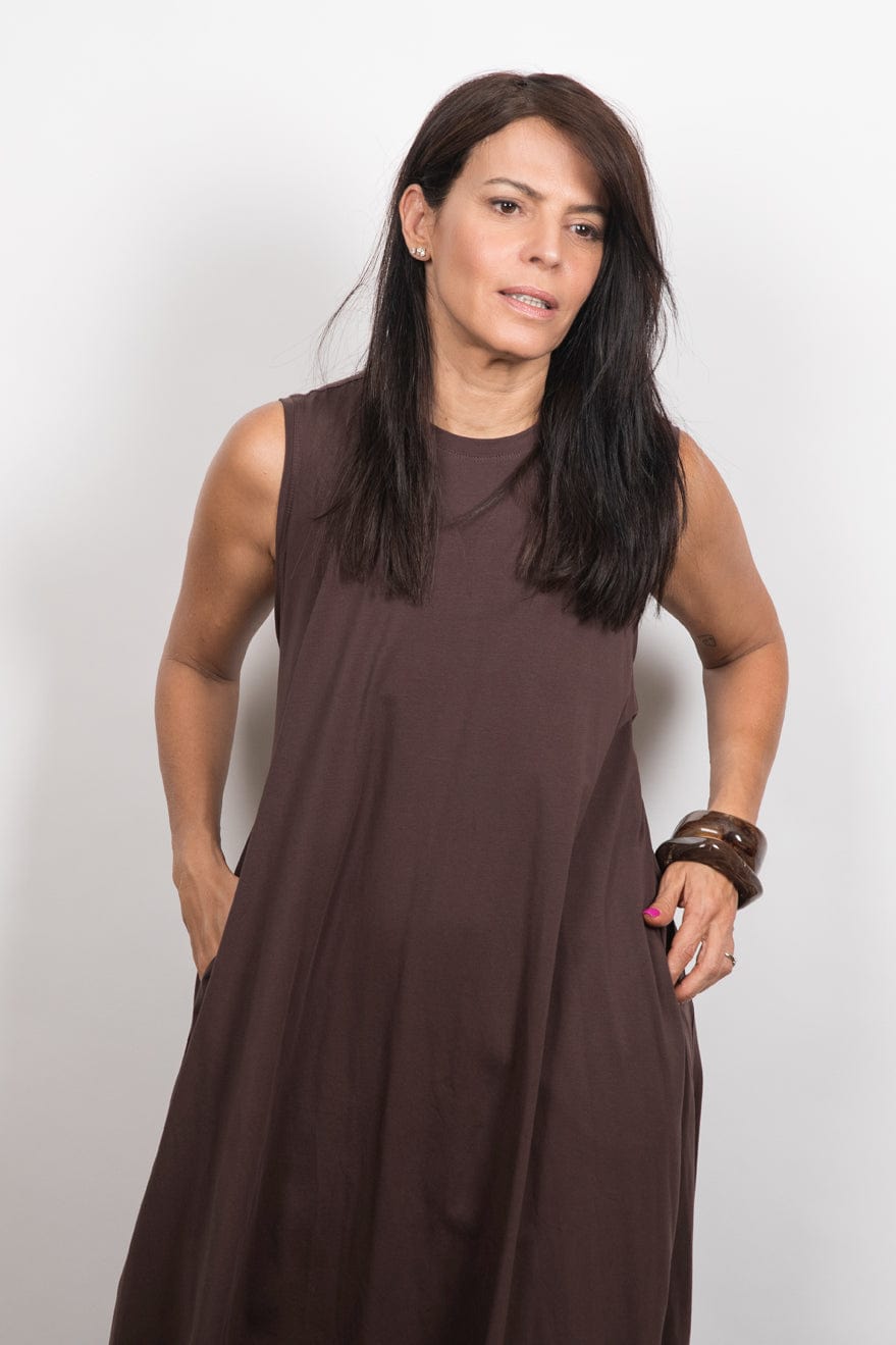 DOLEV שמלה חומה