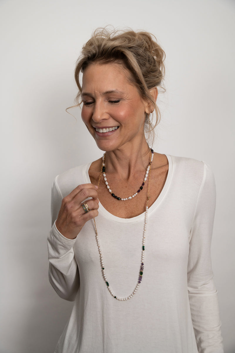 שרשרת Pearl Long