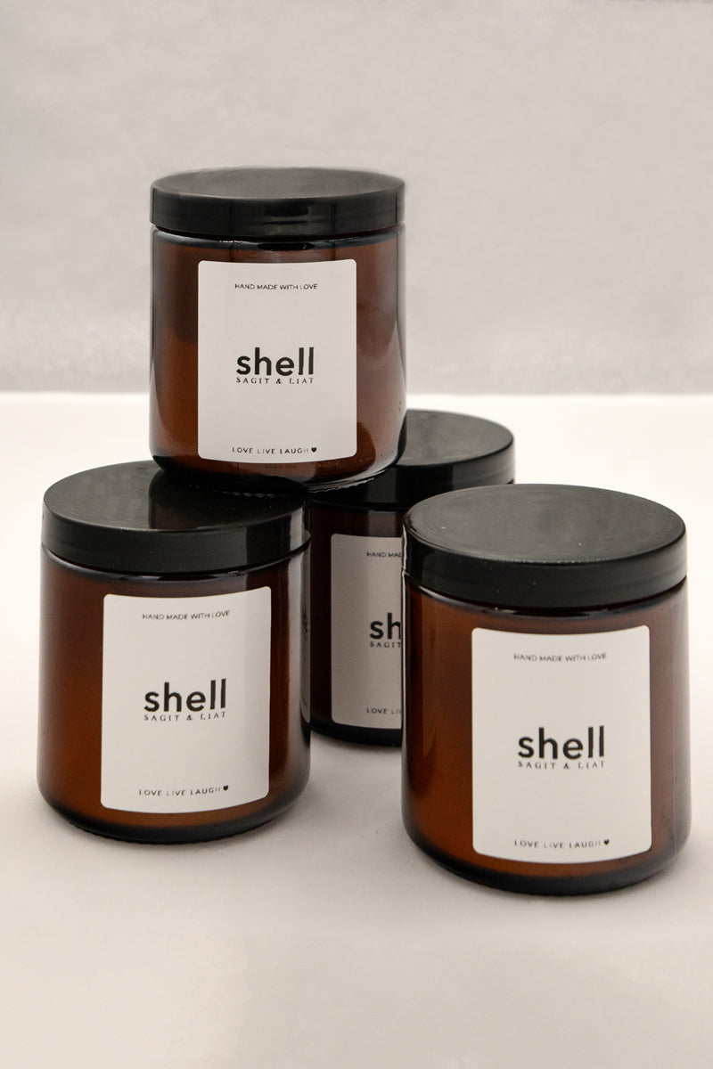 shell נר ניחוח אוקיינוס