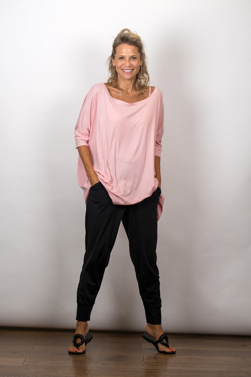 TOKYO חולצת אוברסייז ורודה