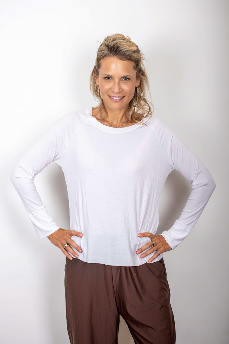 MIAMI חולצה לבנה