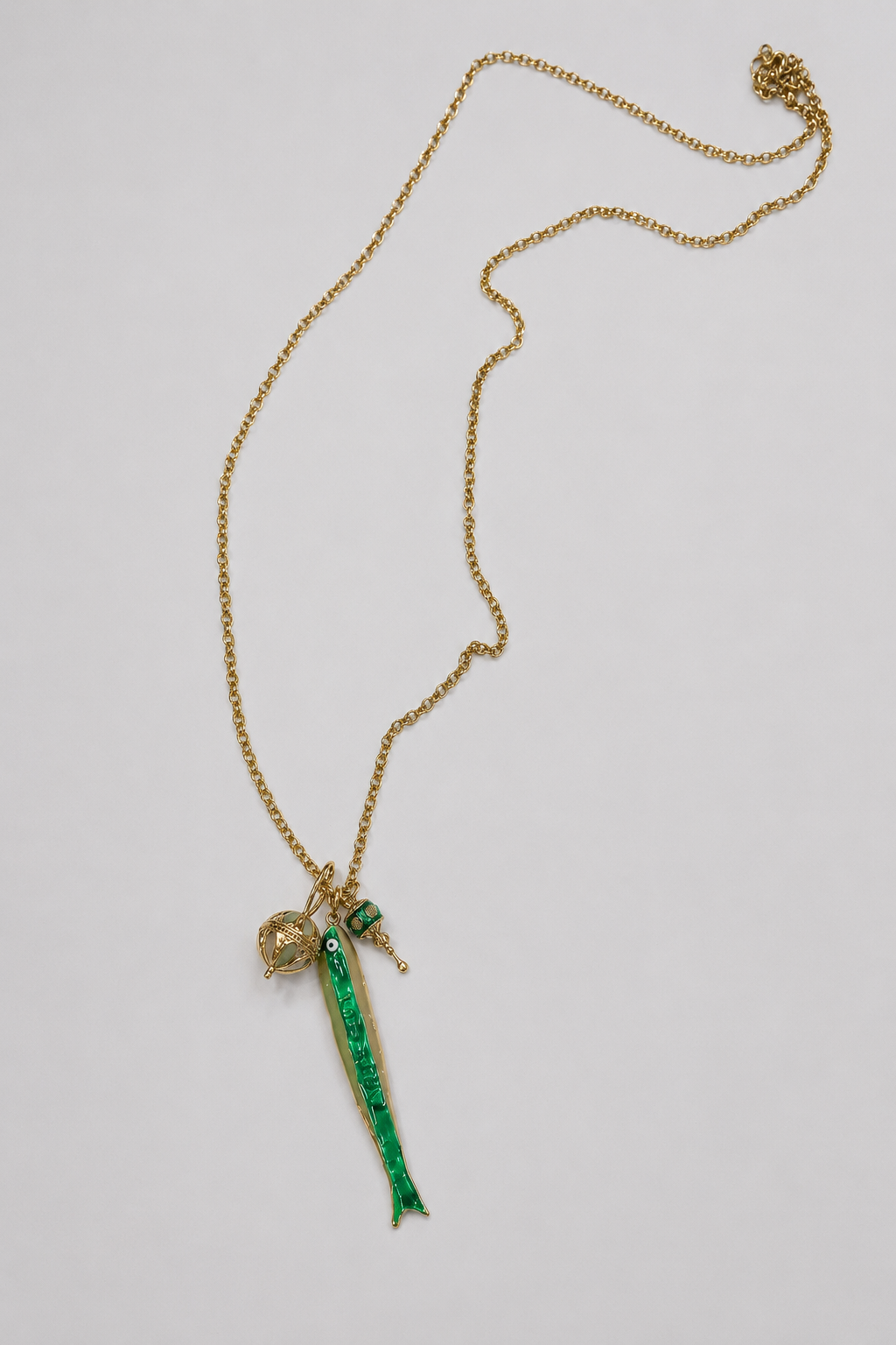 שרשרת Lucky green