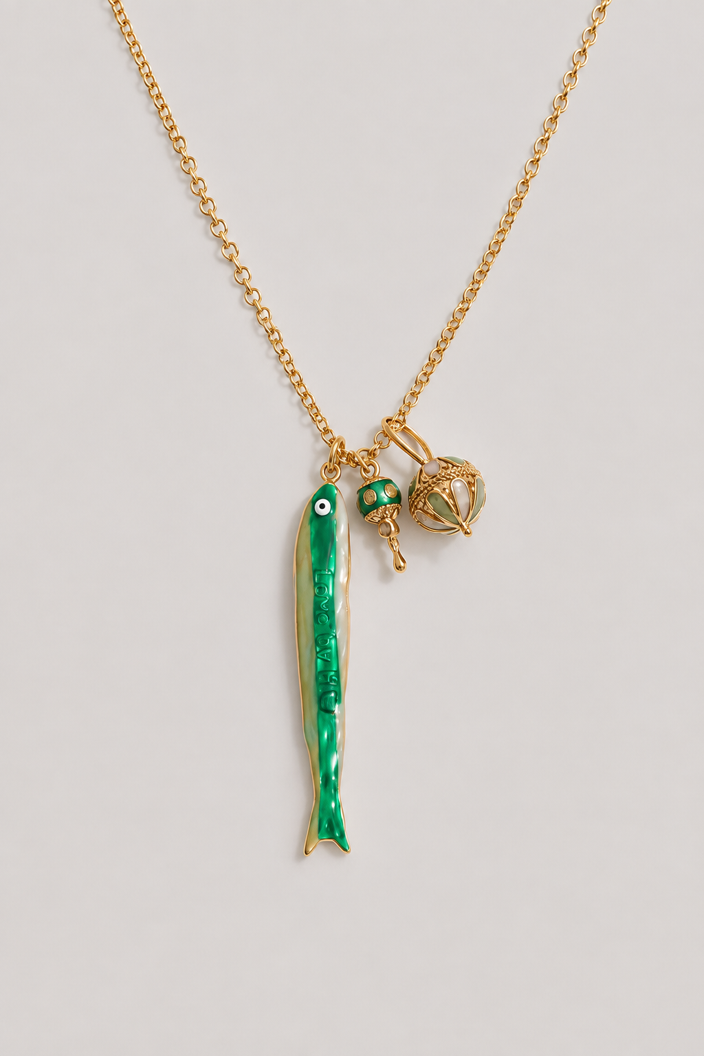 שרשרת Lucky green