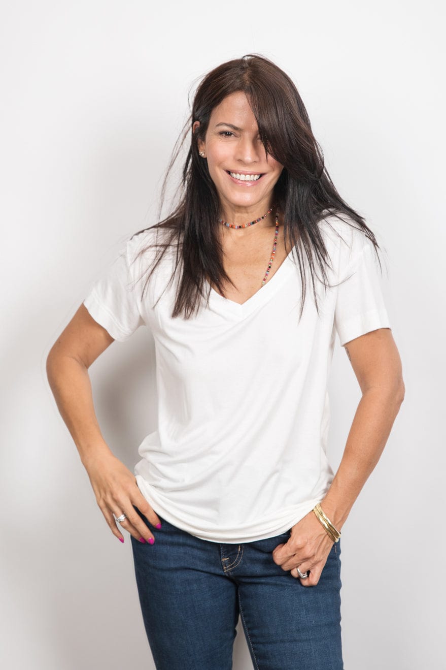 AMOS V חולצה לבנה