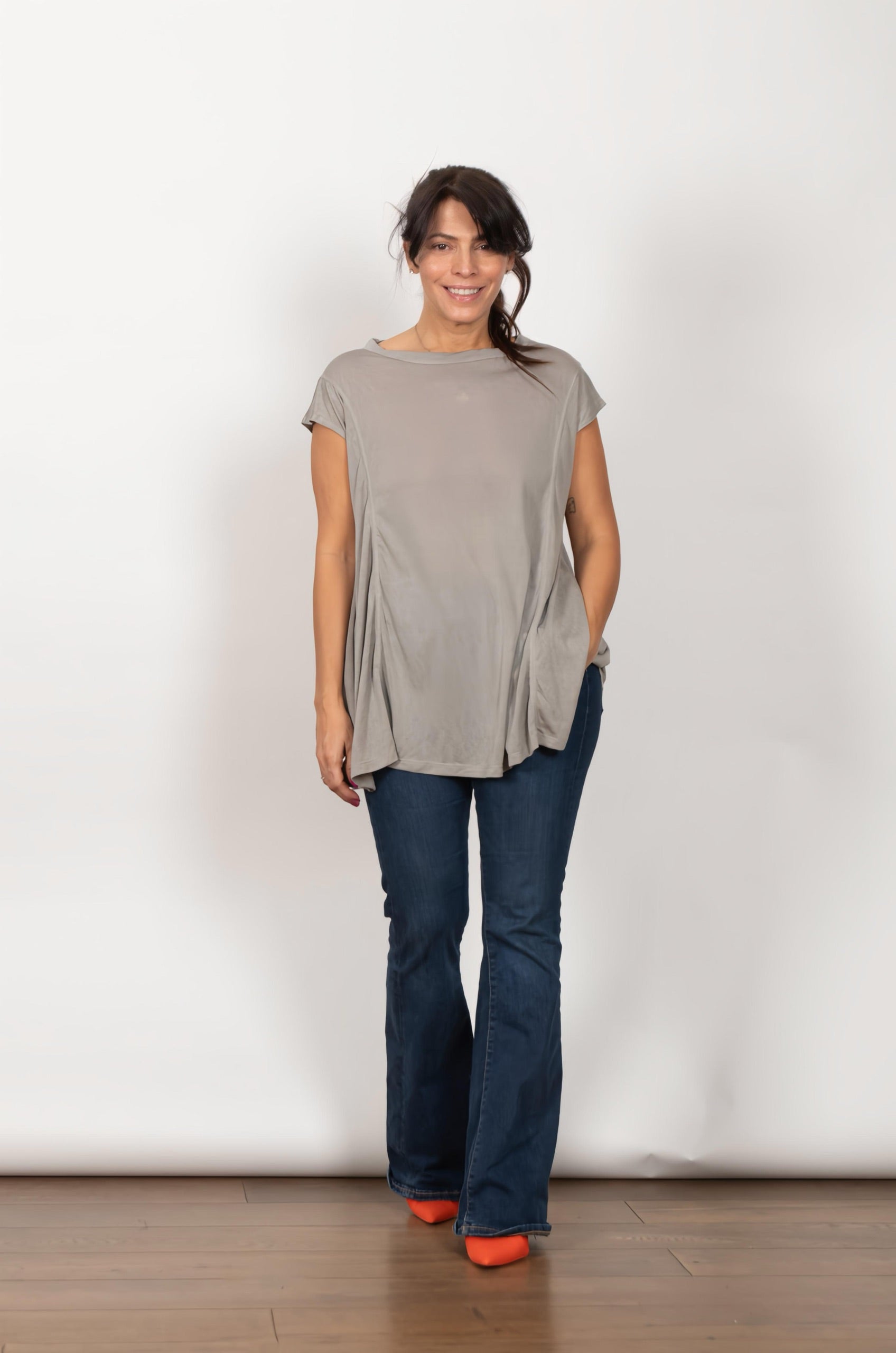 JUNO חולצה אוברסייז