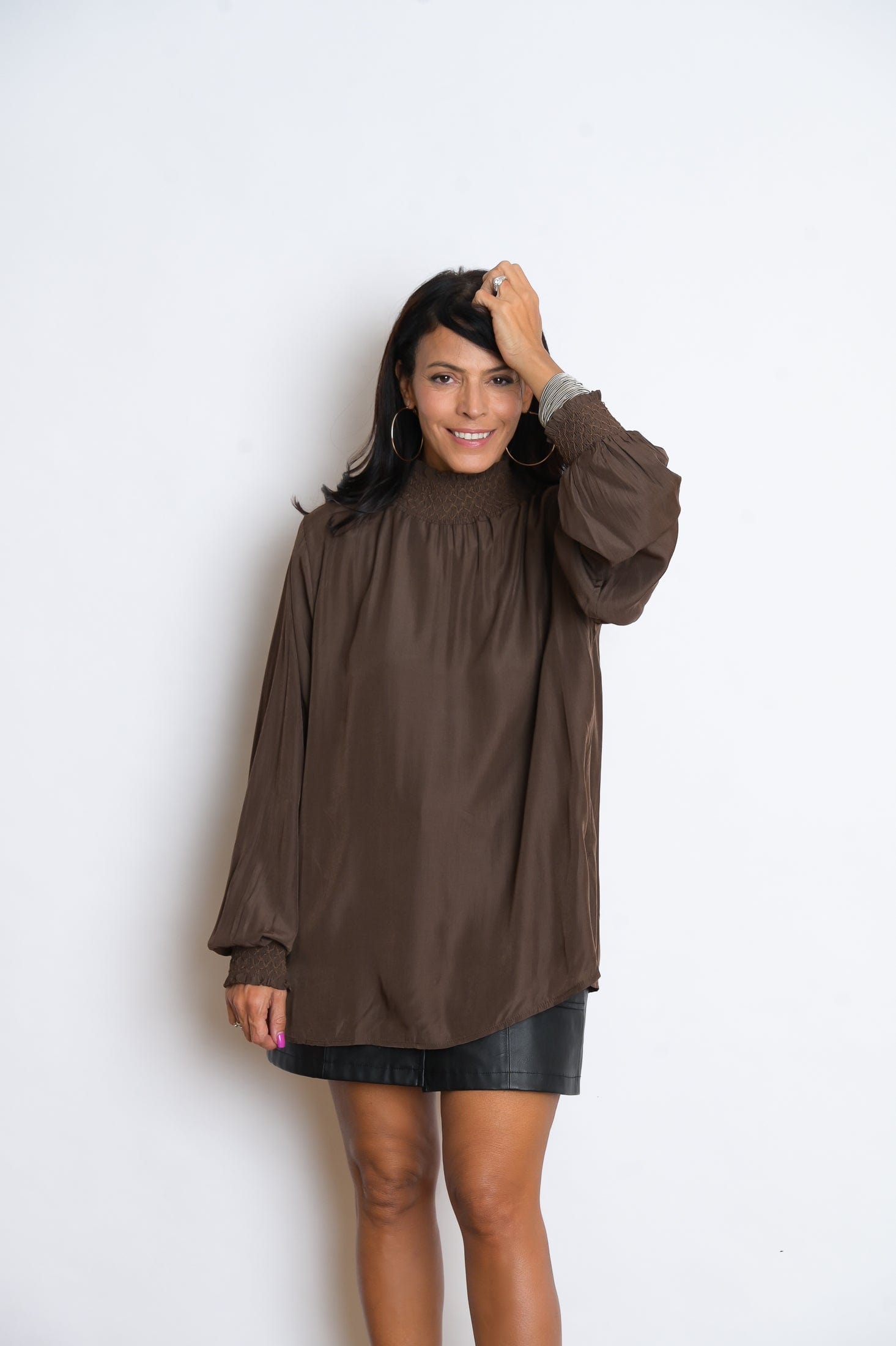 ATHEI חולצה חומה image 7