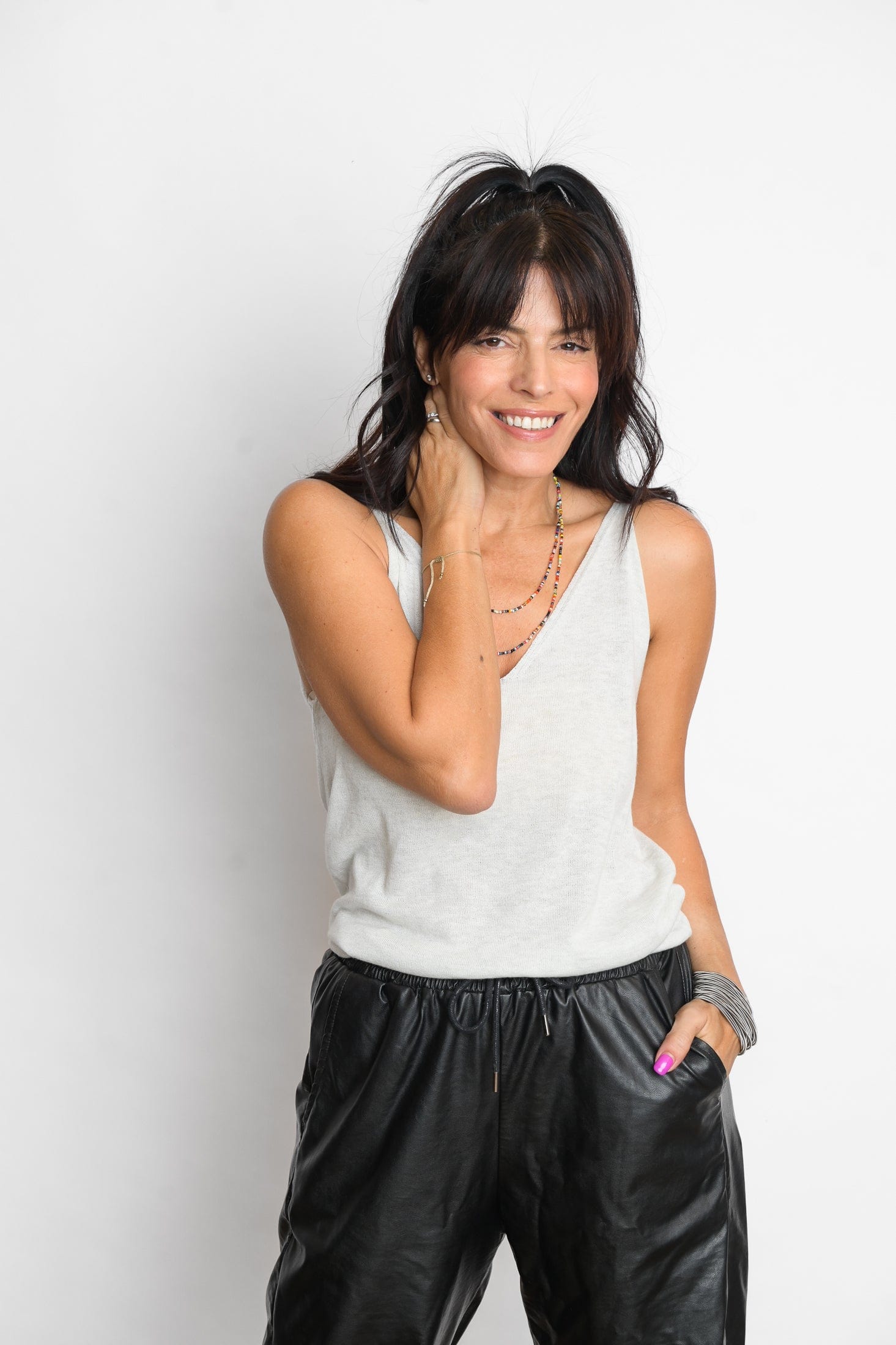 LEMNOS גופיית סריג image 1