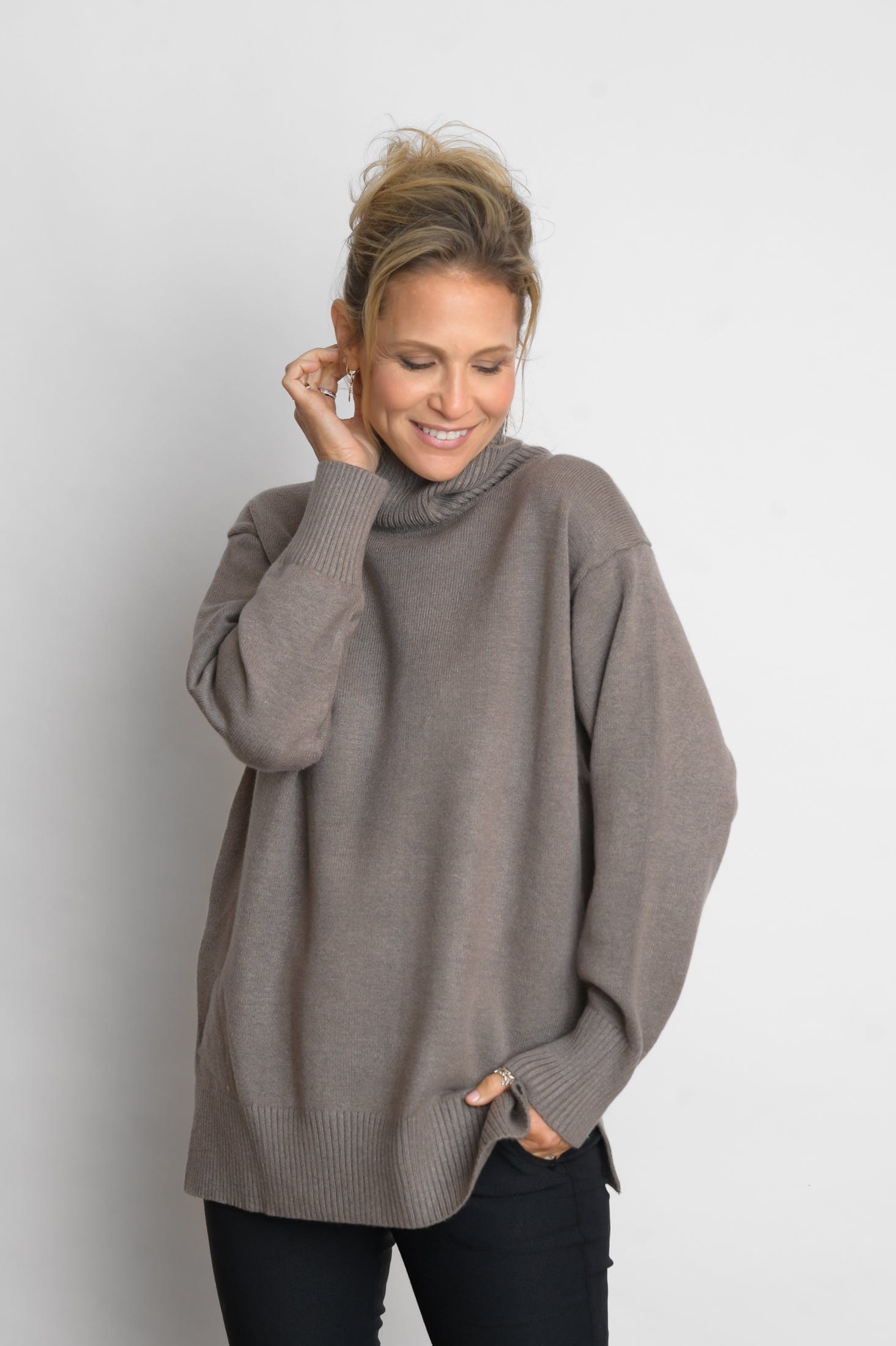 SYMI סריג גולף חאקי image 0