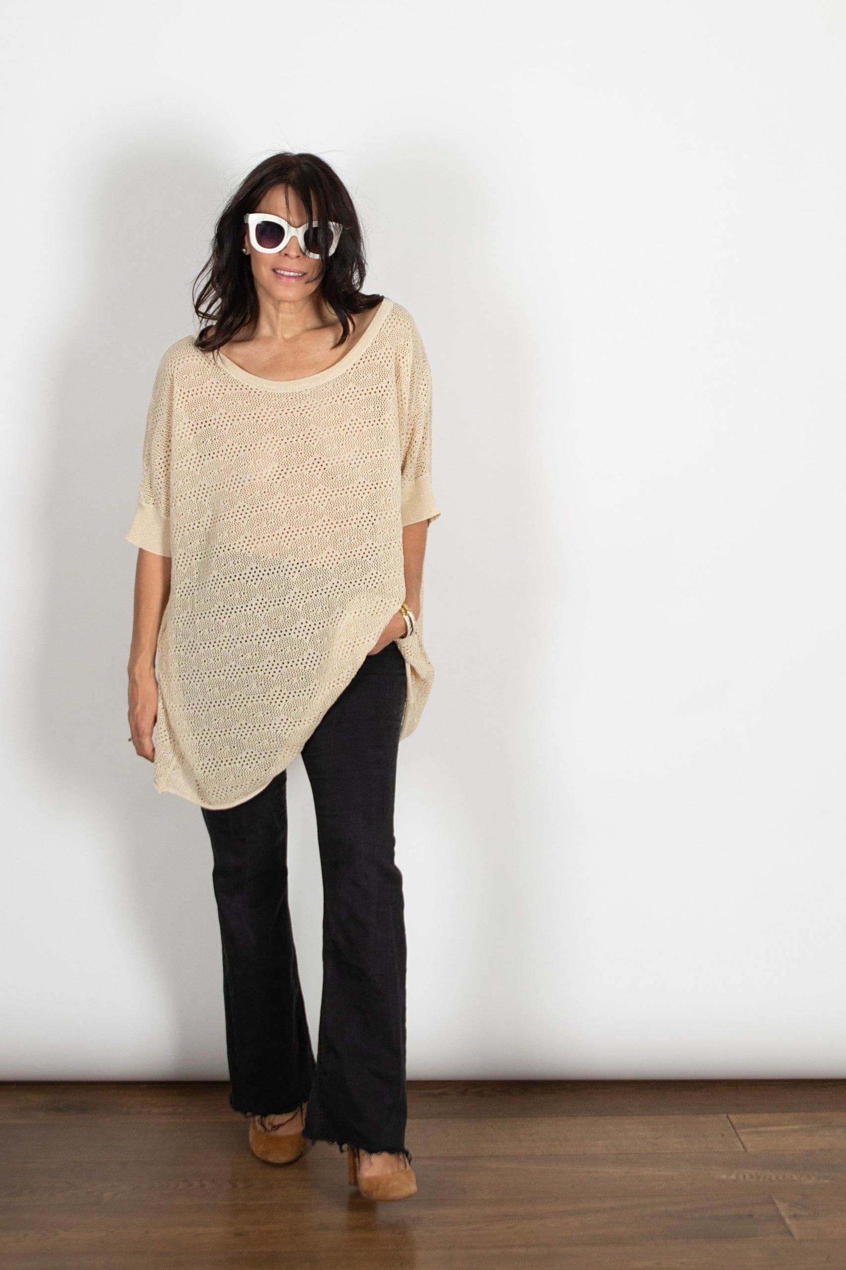 ODED אוברסייז חורים קאמל זהב image 1