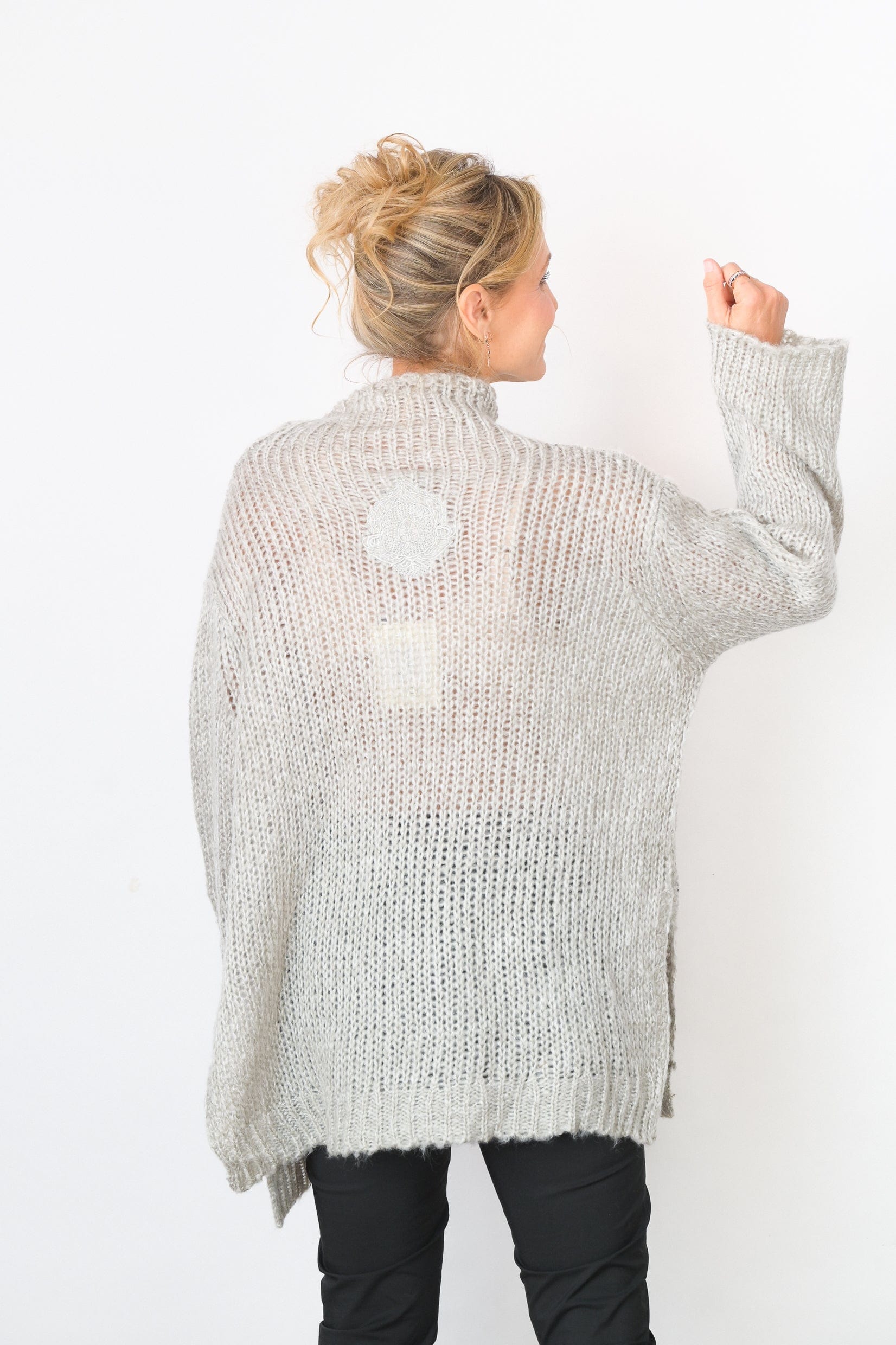 KEA  טוניקה אוברסייז אפור בהיר image 3