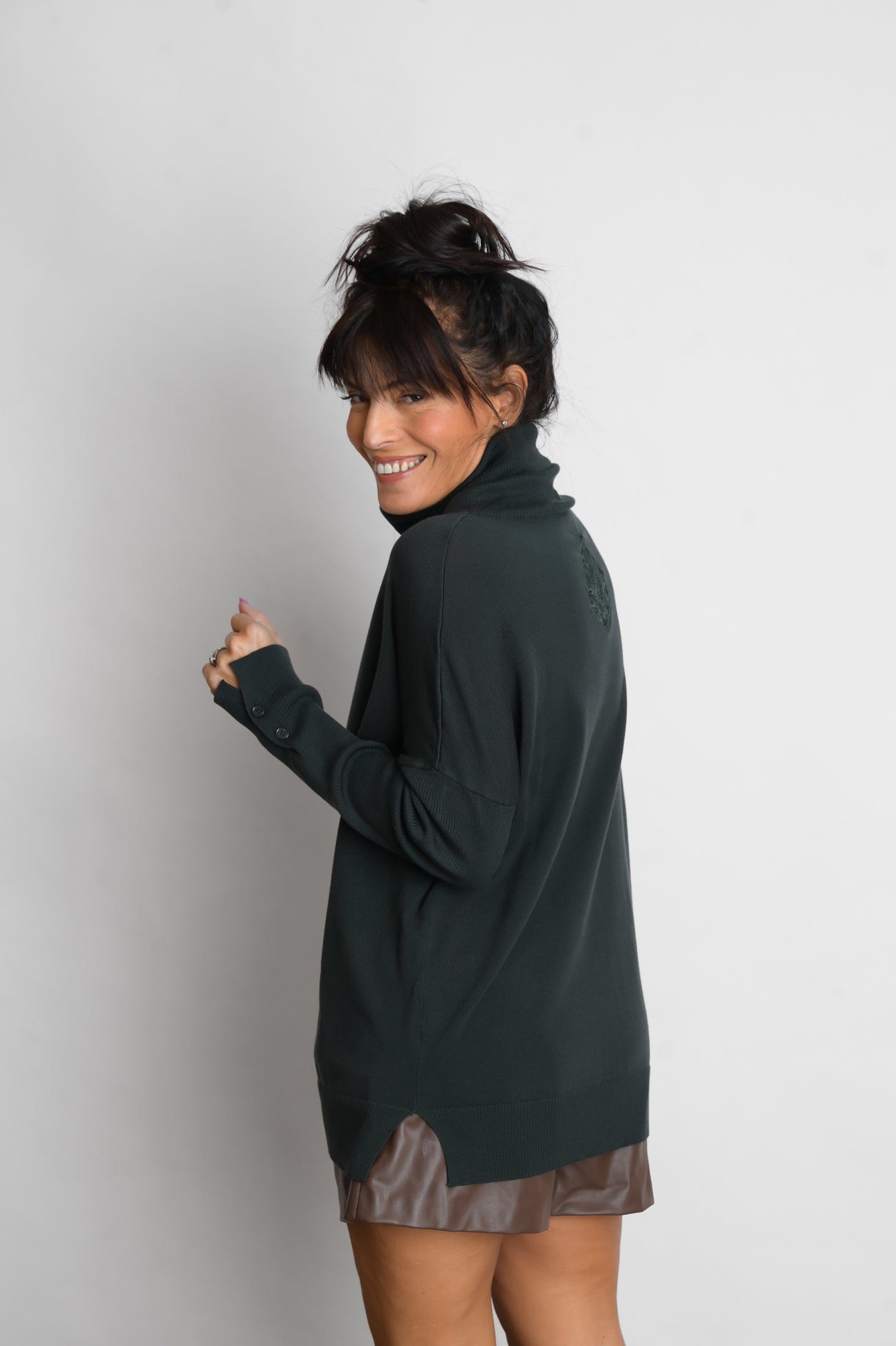 ALIMIA  סריג גולף ירוק image 4