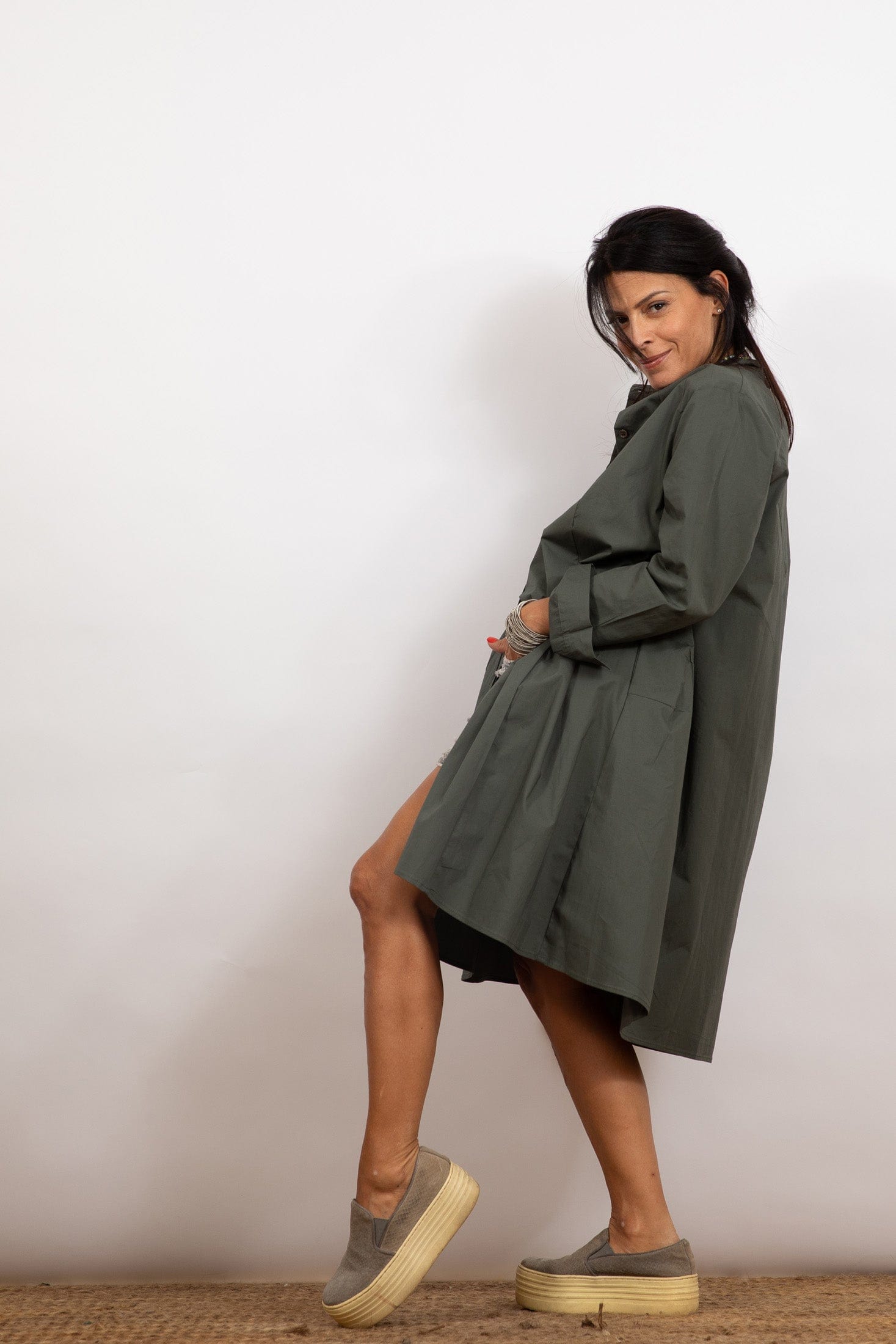 C DREES שמלה ג'קט אוברסייז image 3