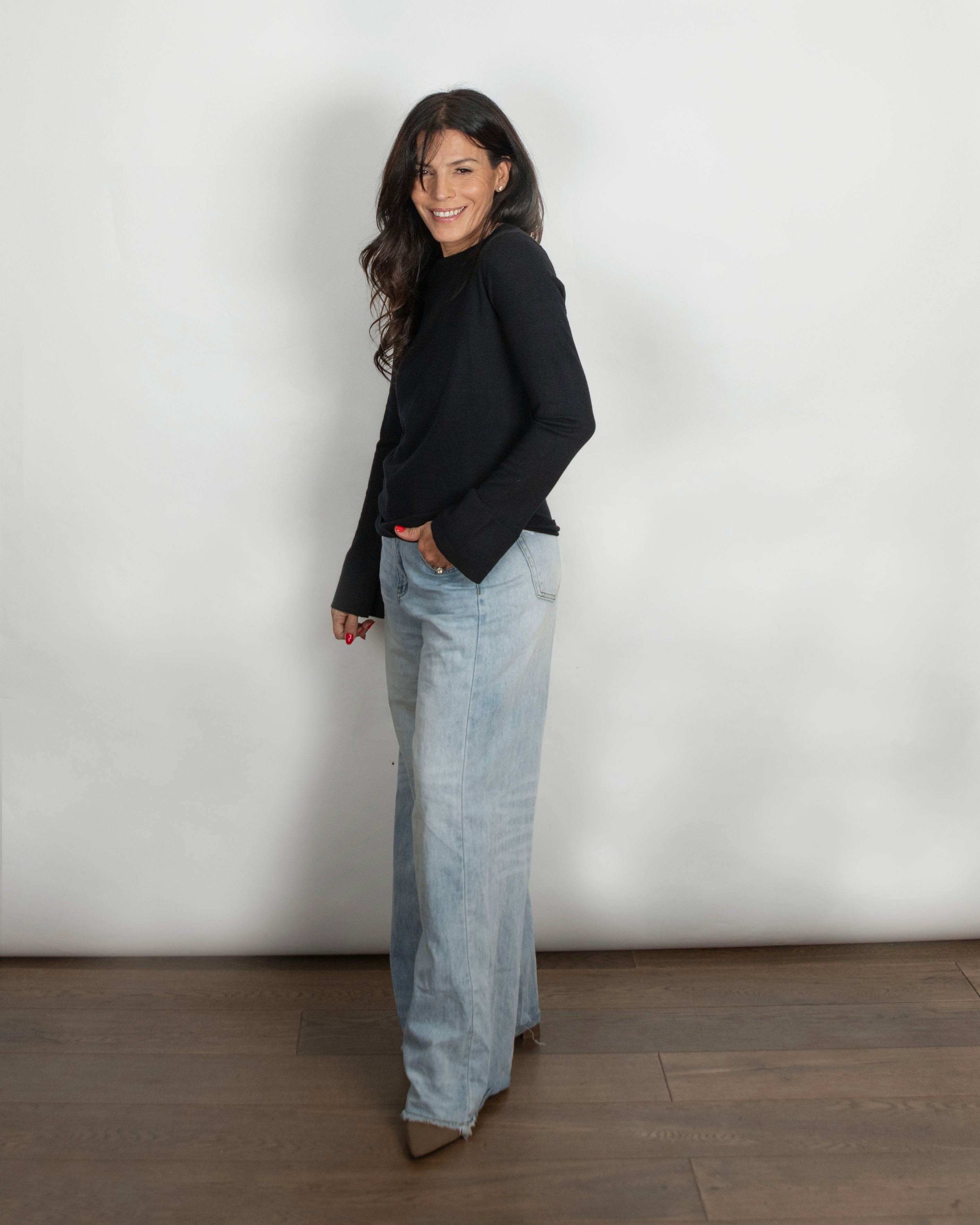 ARIANA סריג בייסיק שחור image 3