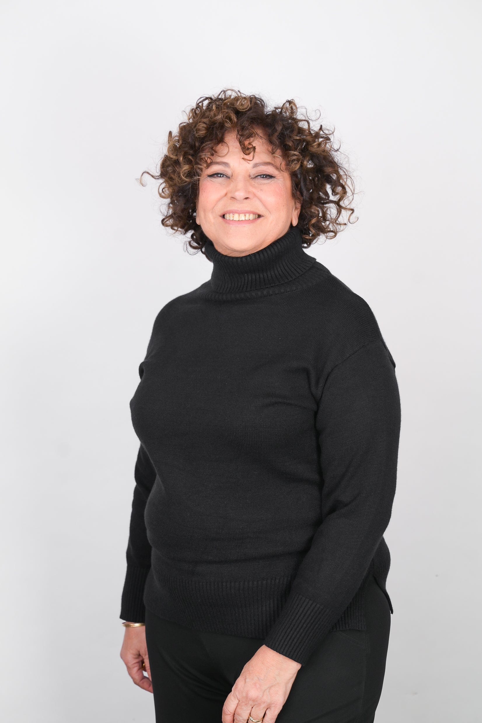 SYMI סריג גולף שחור image 11