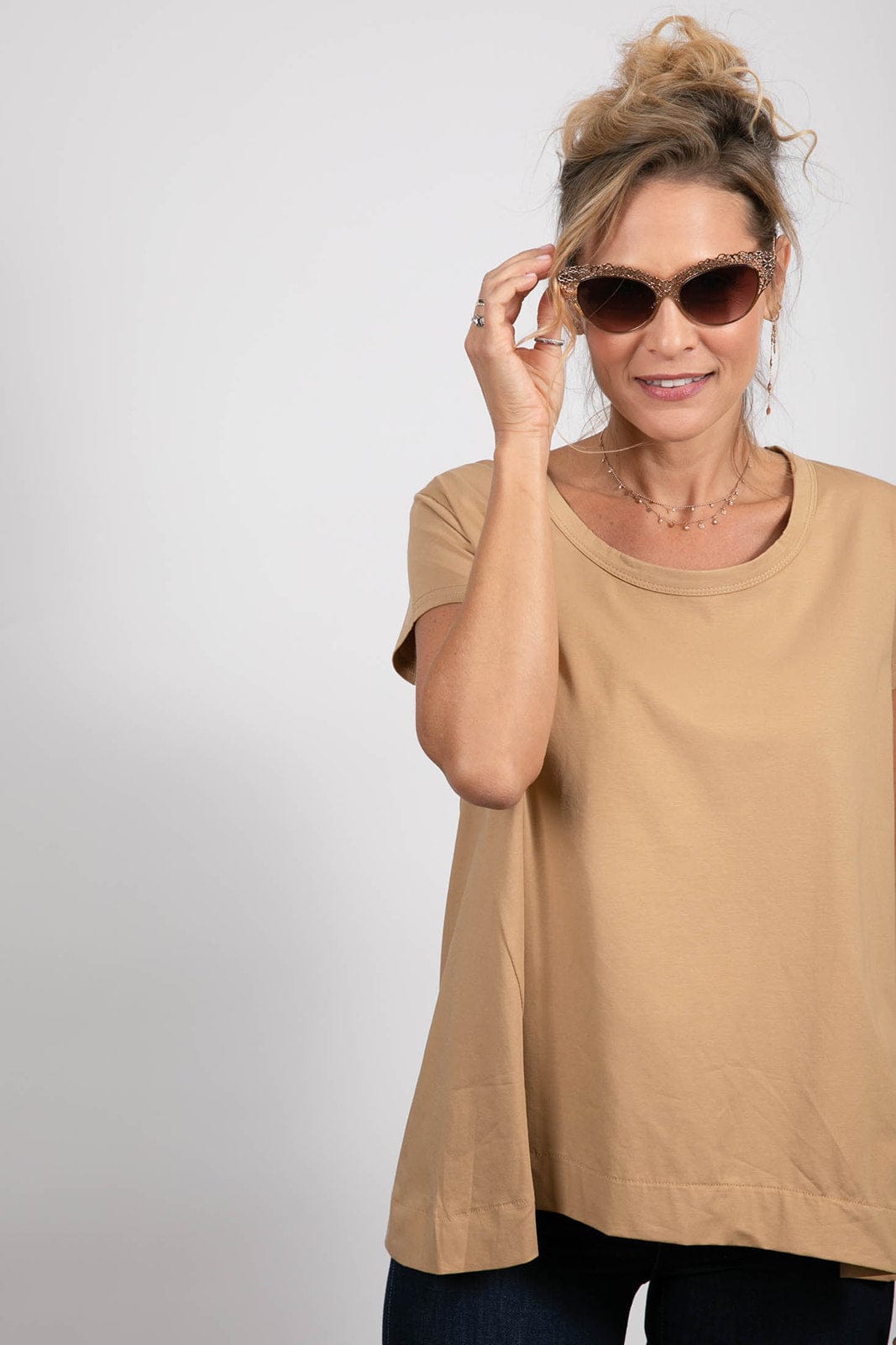 SALFIR חולצה קאמל image 0