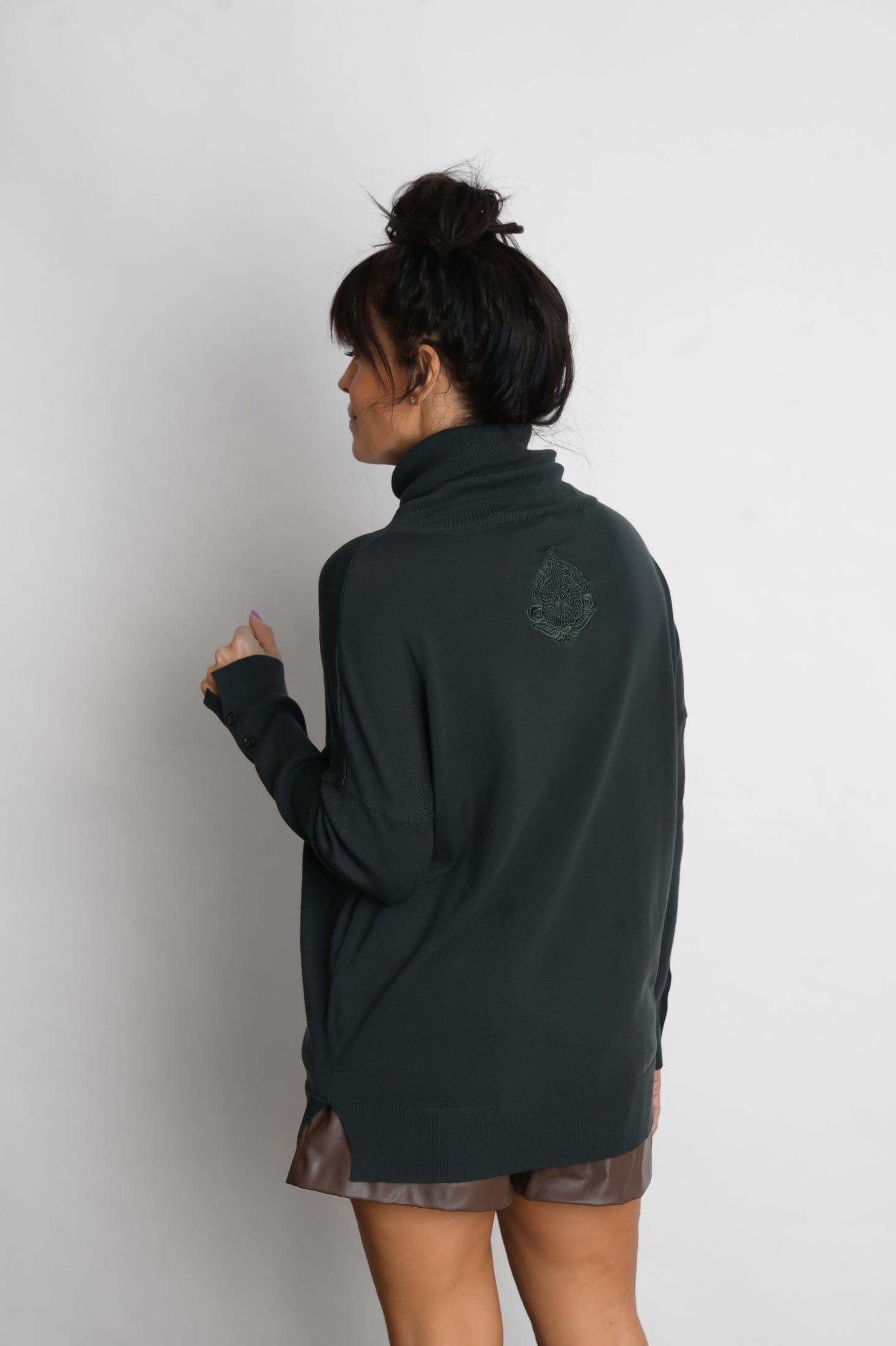 ALIMIA  סריג גולף ירוק image 12