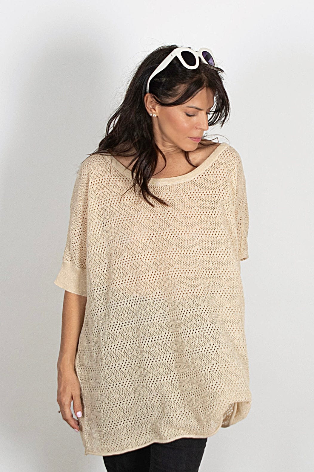 ODED אוברסייז חורים קאמל זהב image 3