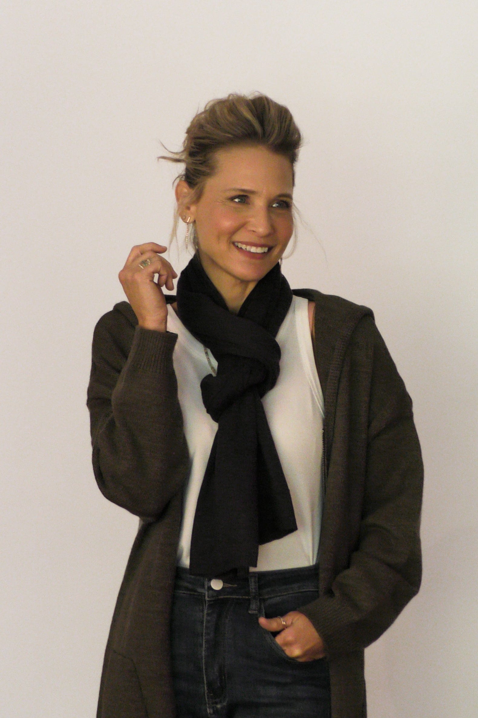 GRNADE צעיף אפור כהה image 1