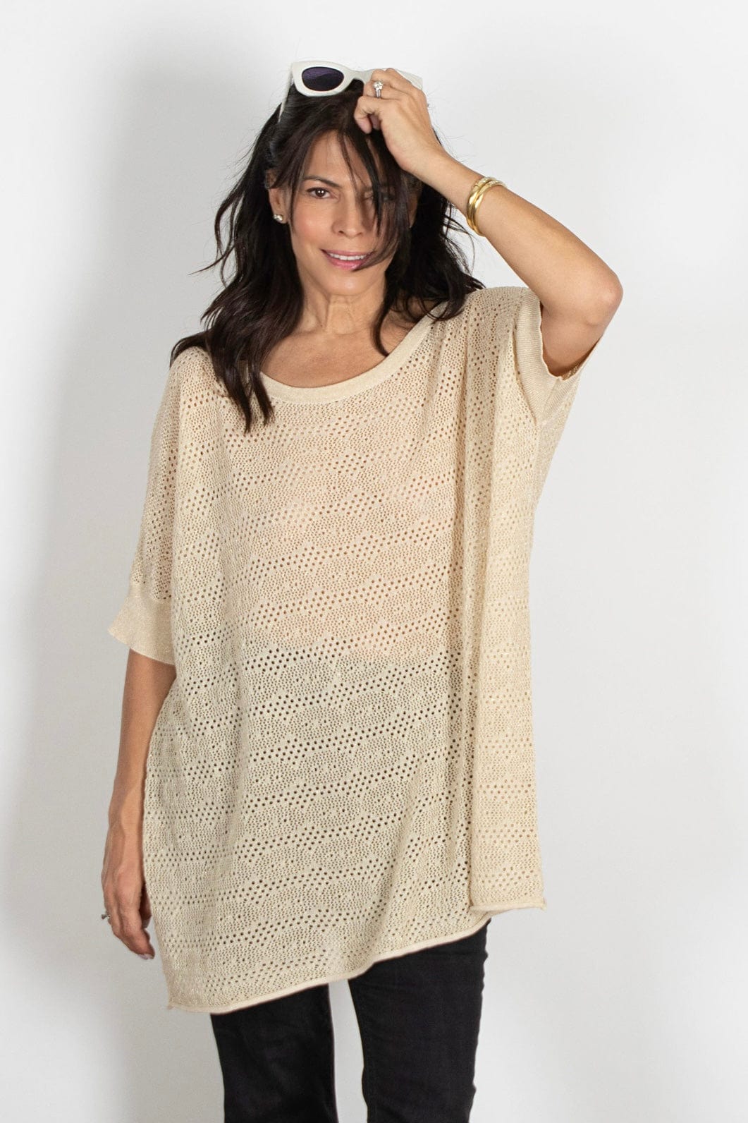 ODED אוברסייז חורים קאמל זהב image 0