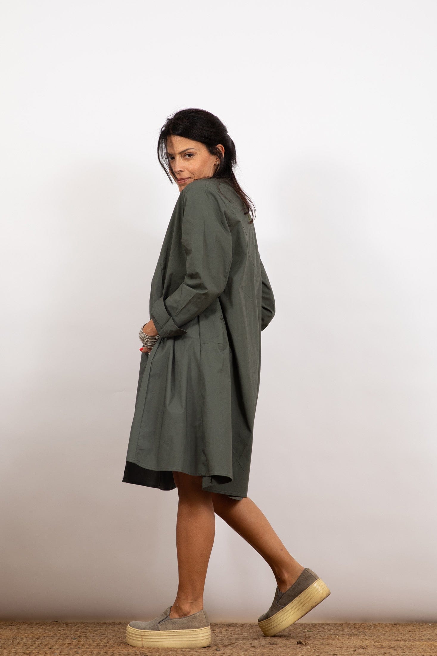 C DREES שמלה ג'קט אוברסייז image 4