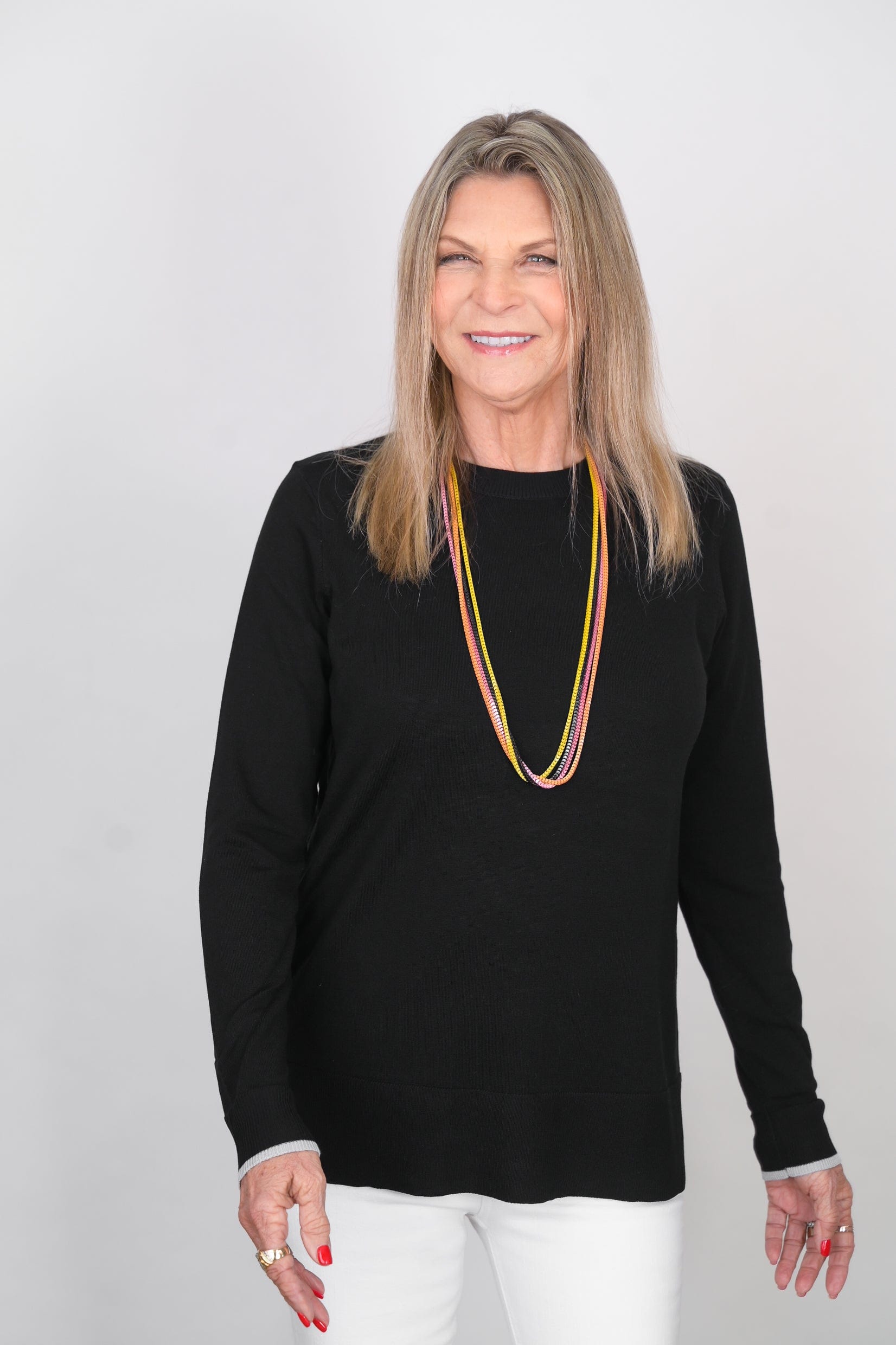 KASOSS  סריג שחור קלאסי image 12