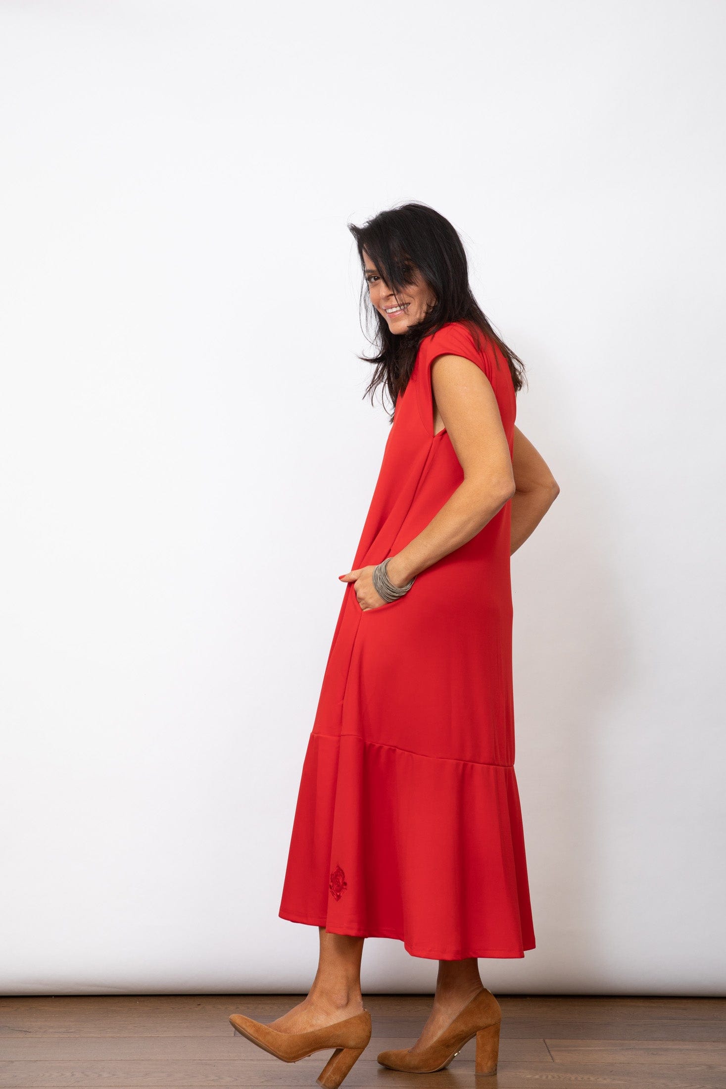 GALIA שמלה אדומה image 3