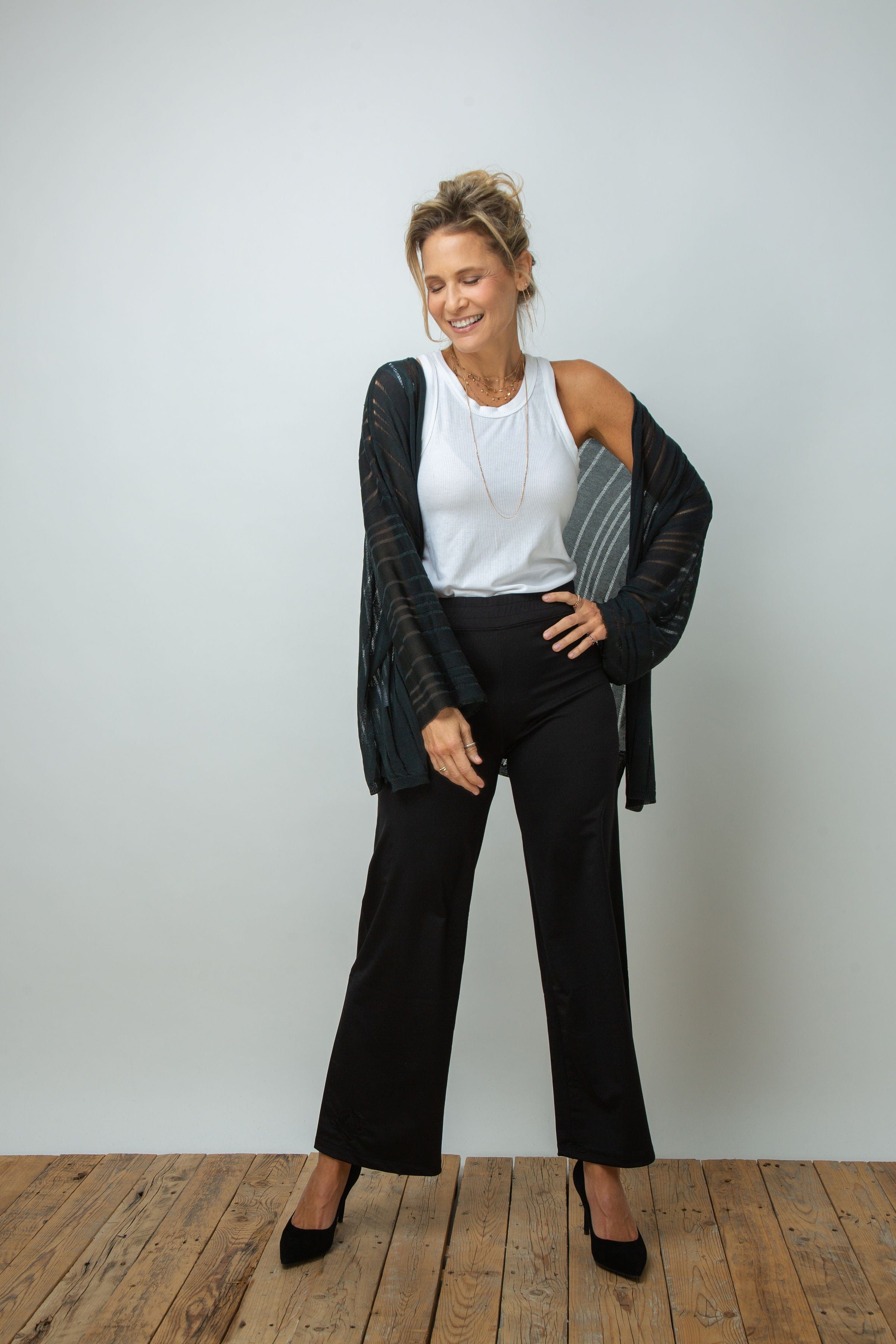 KATLIN PANTS מכנסיים שחורים image 1