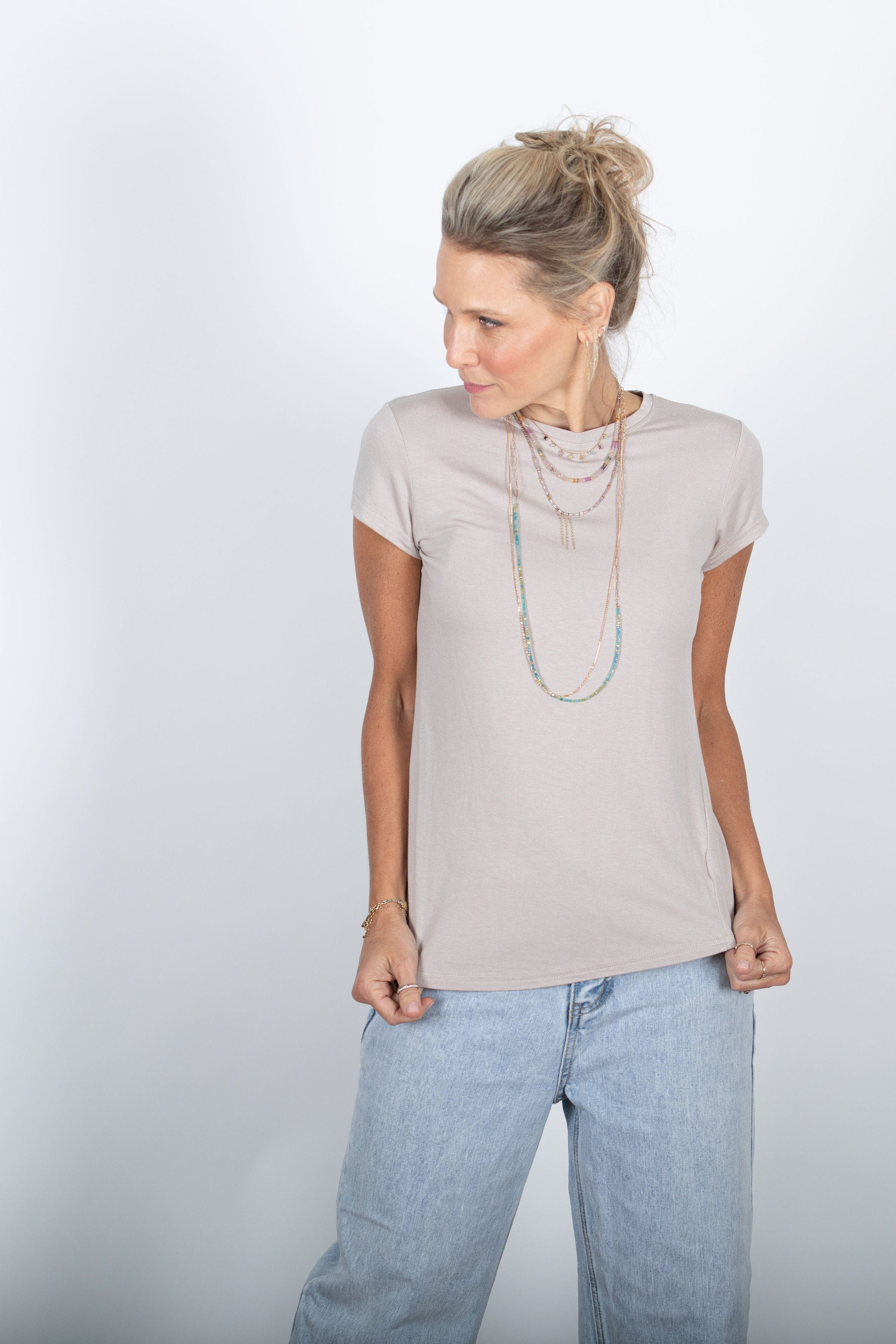 NIR חולצה קאמל בייסיק image 1