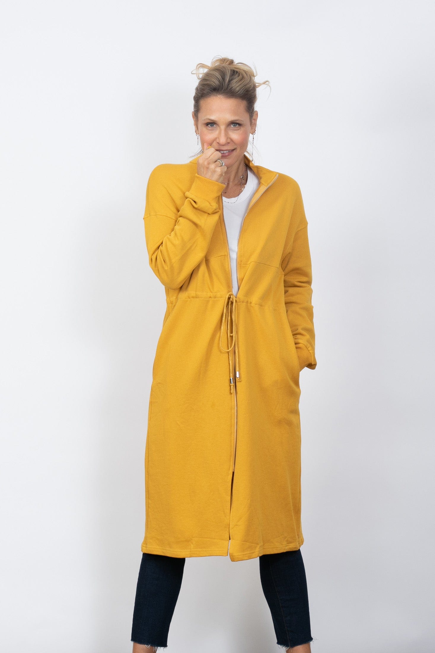 MELON עליונית טרנינג חרדל image 1