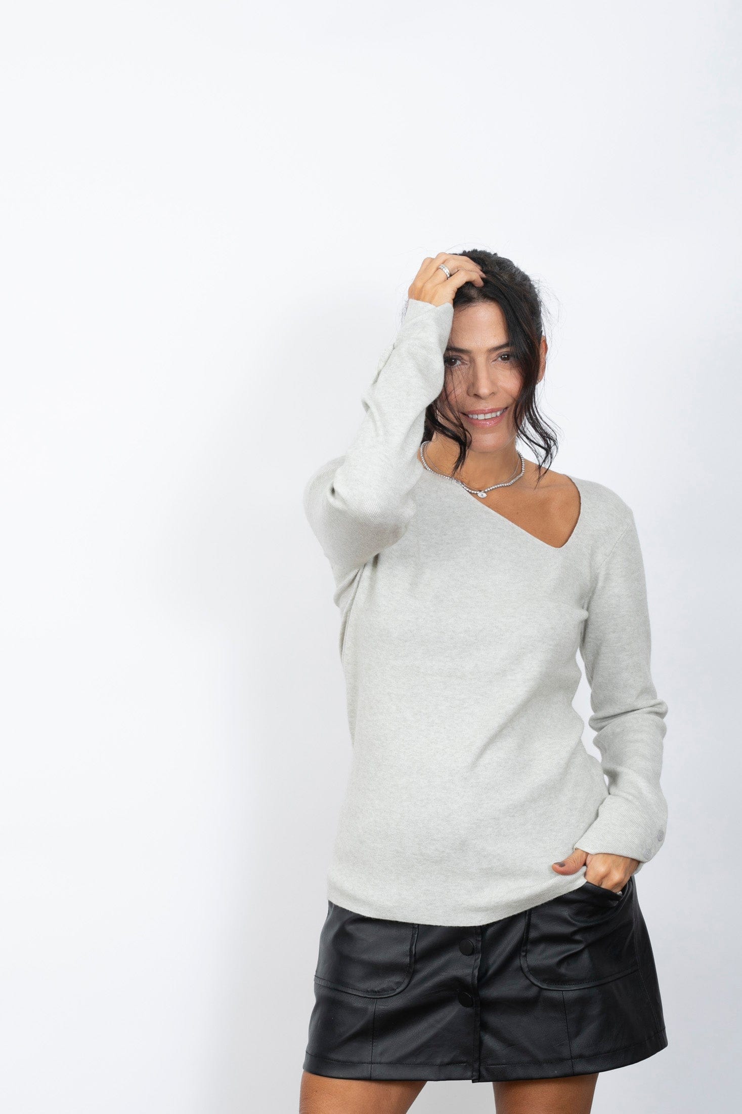 FRESSIA  סריג מעוצב בהיר image 8