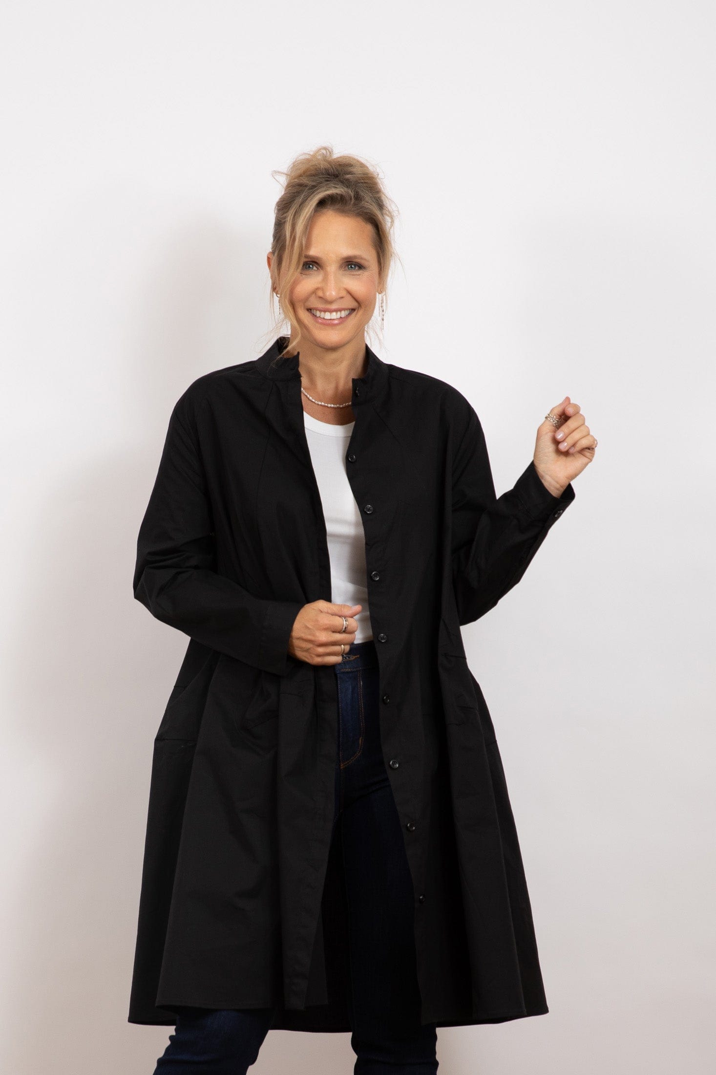 C DREES שמלה ג'קט אוברסייז image 5