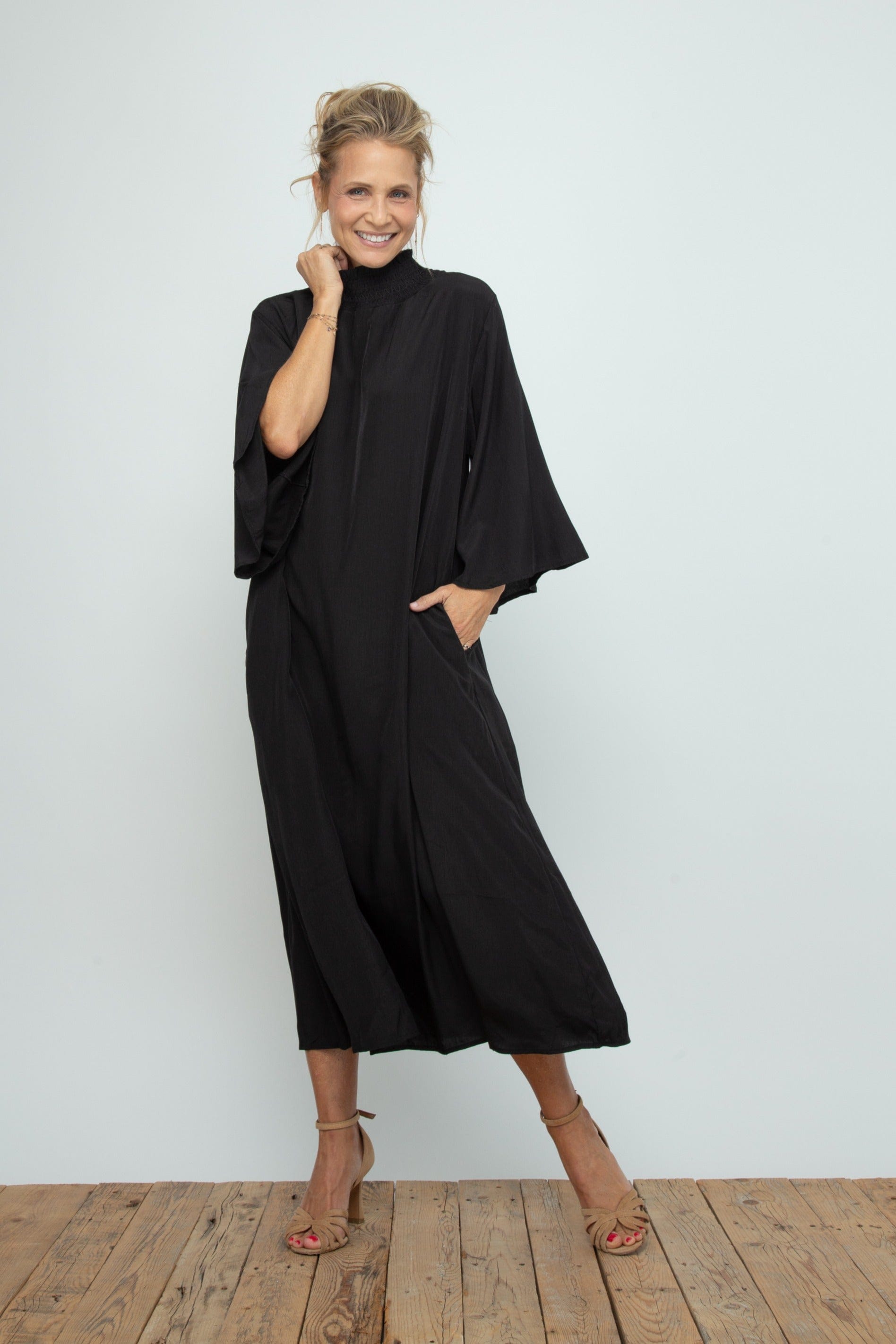 TLTAENA NEW   שמלה שחורה image 5