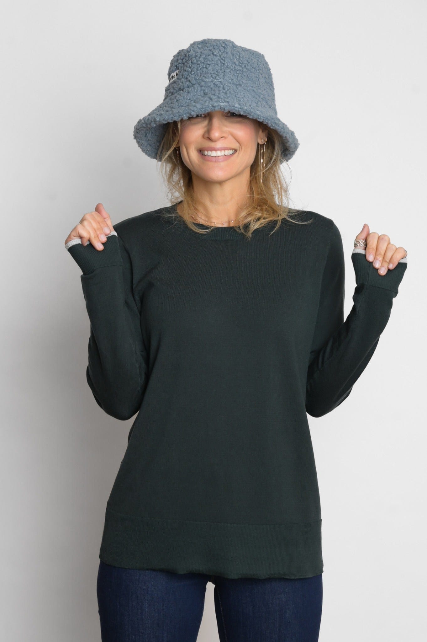 KASOSS  סריג ירוק קלאסי image 0