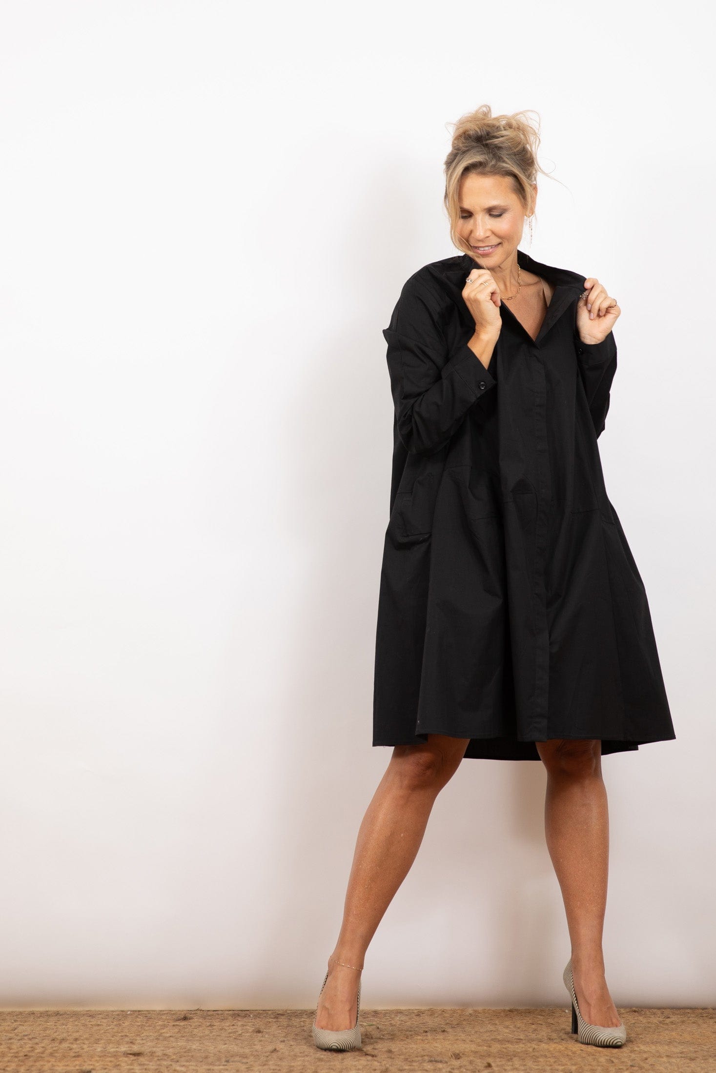 C DREES שמלה ג'קט אוברסייז image 8