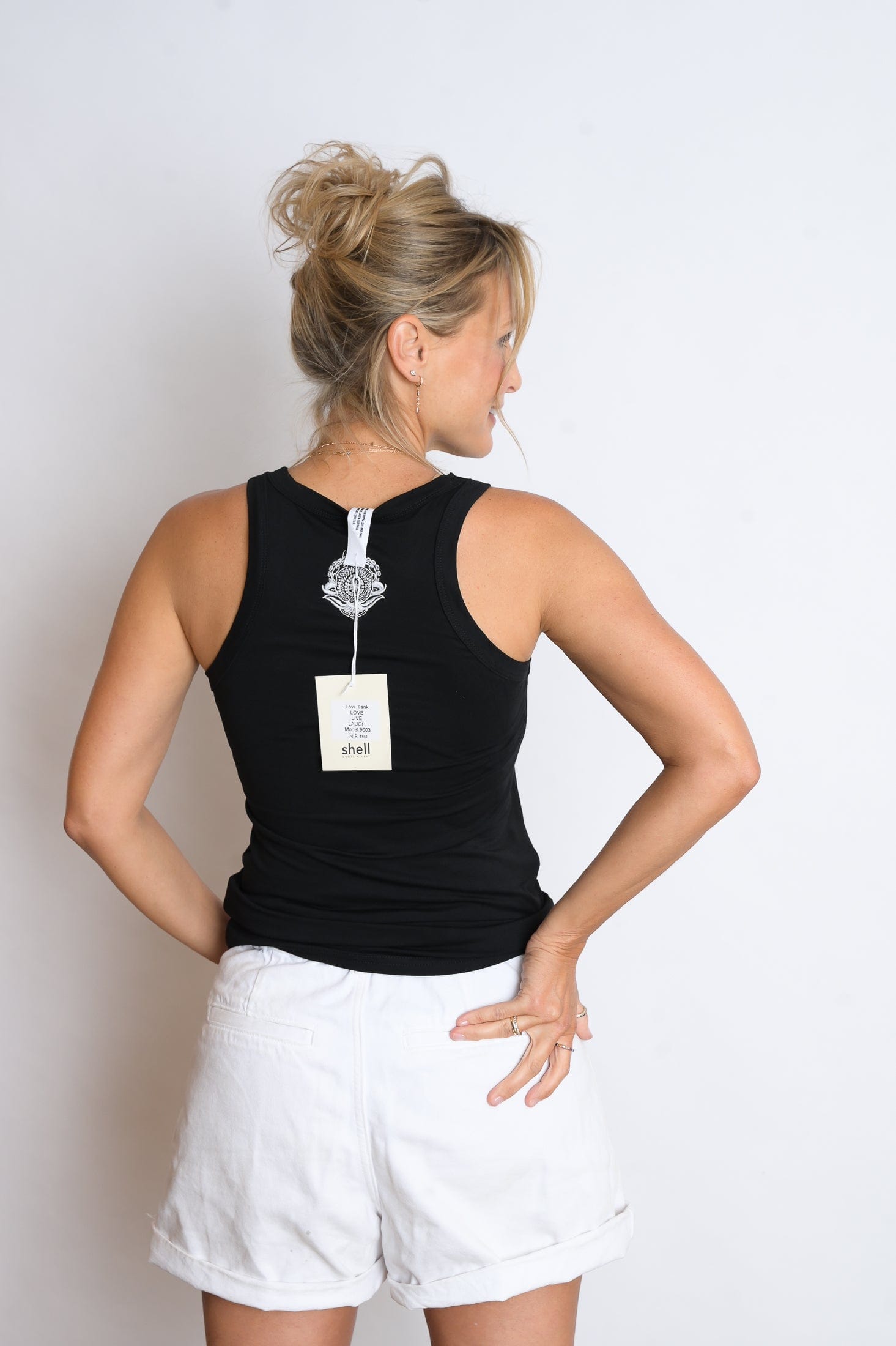 TOVI גופיית סבא שחורה image 2