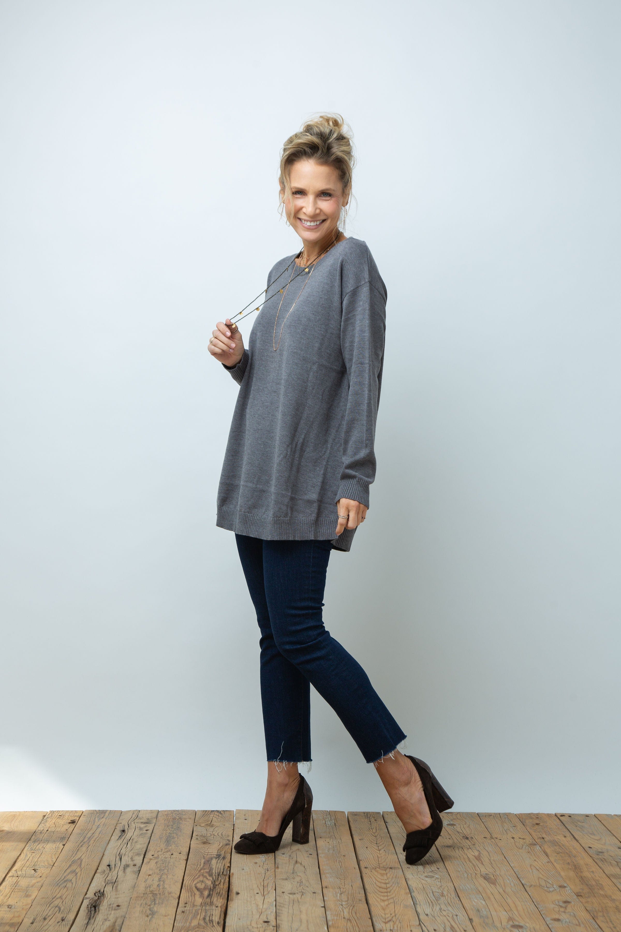 ASPEN סריג אפור image 6