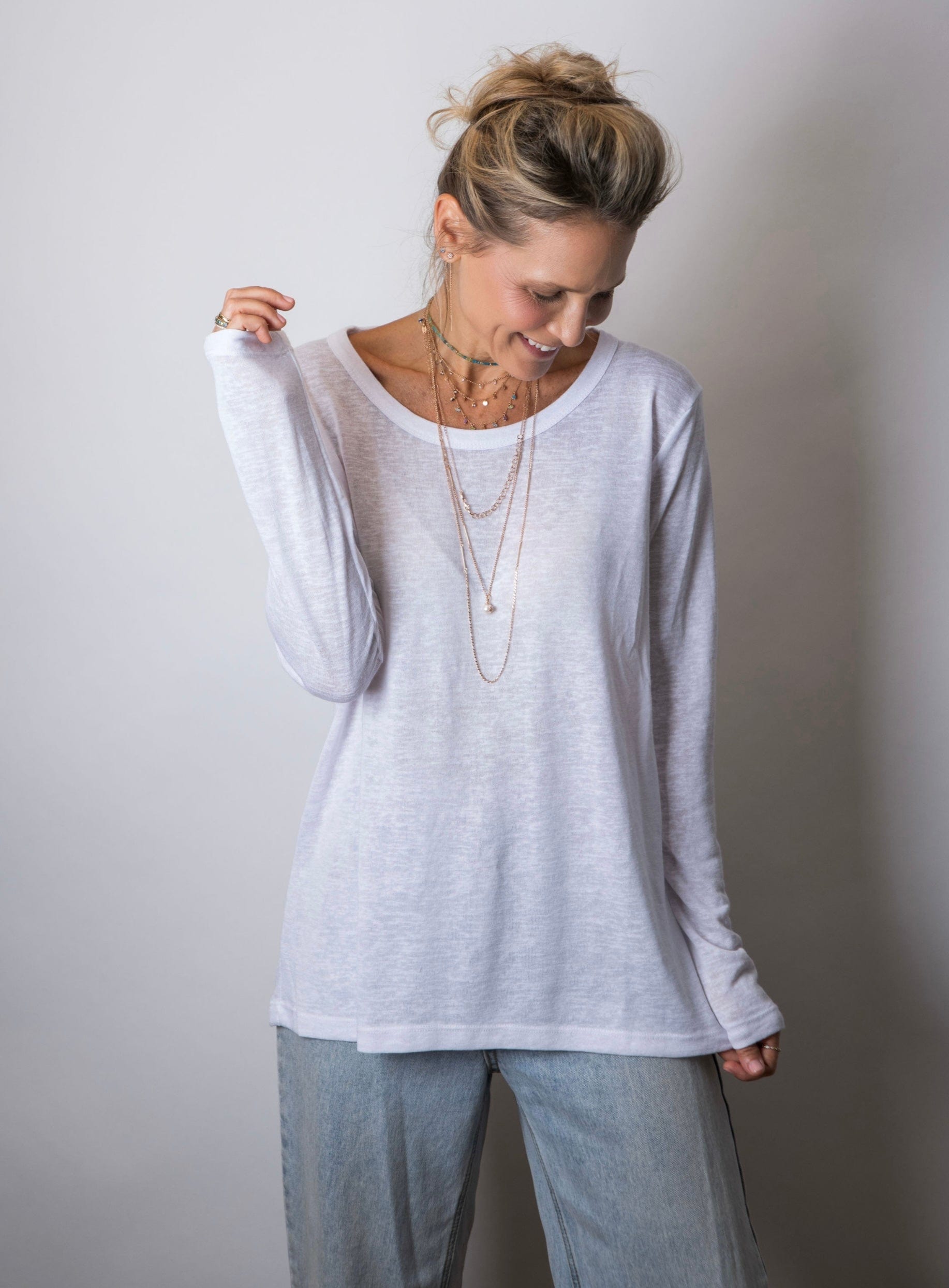 CHAVA חולצה בייסיק ירוקה image 7