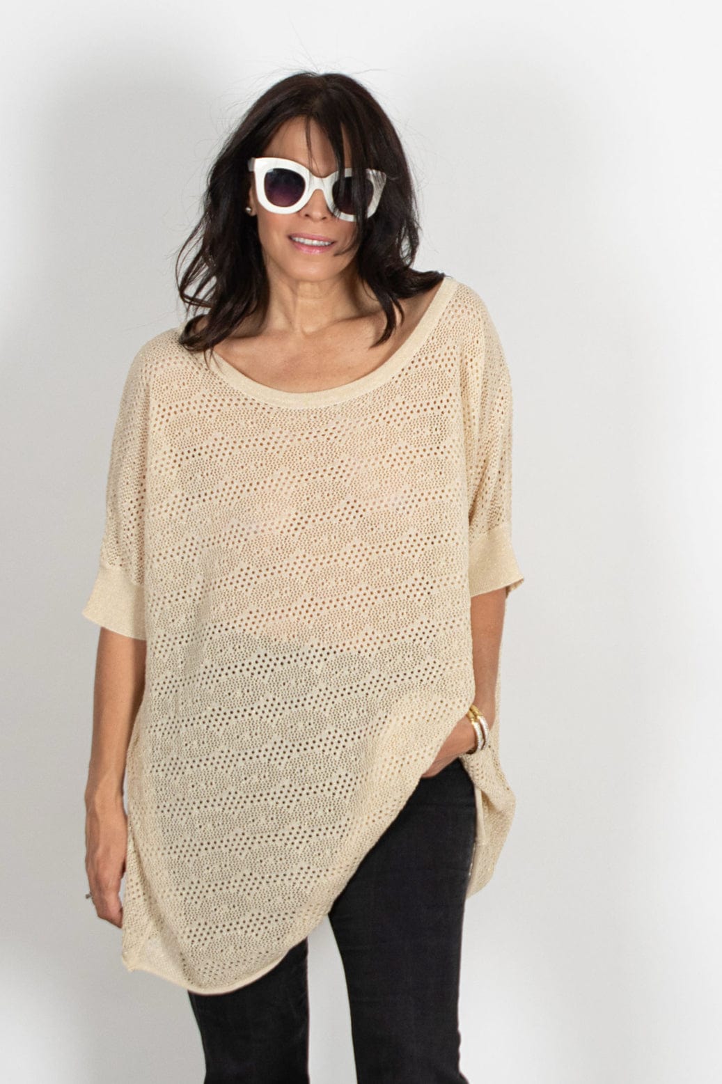 ODED אוברסייז חורים קאמל זהב image 5