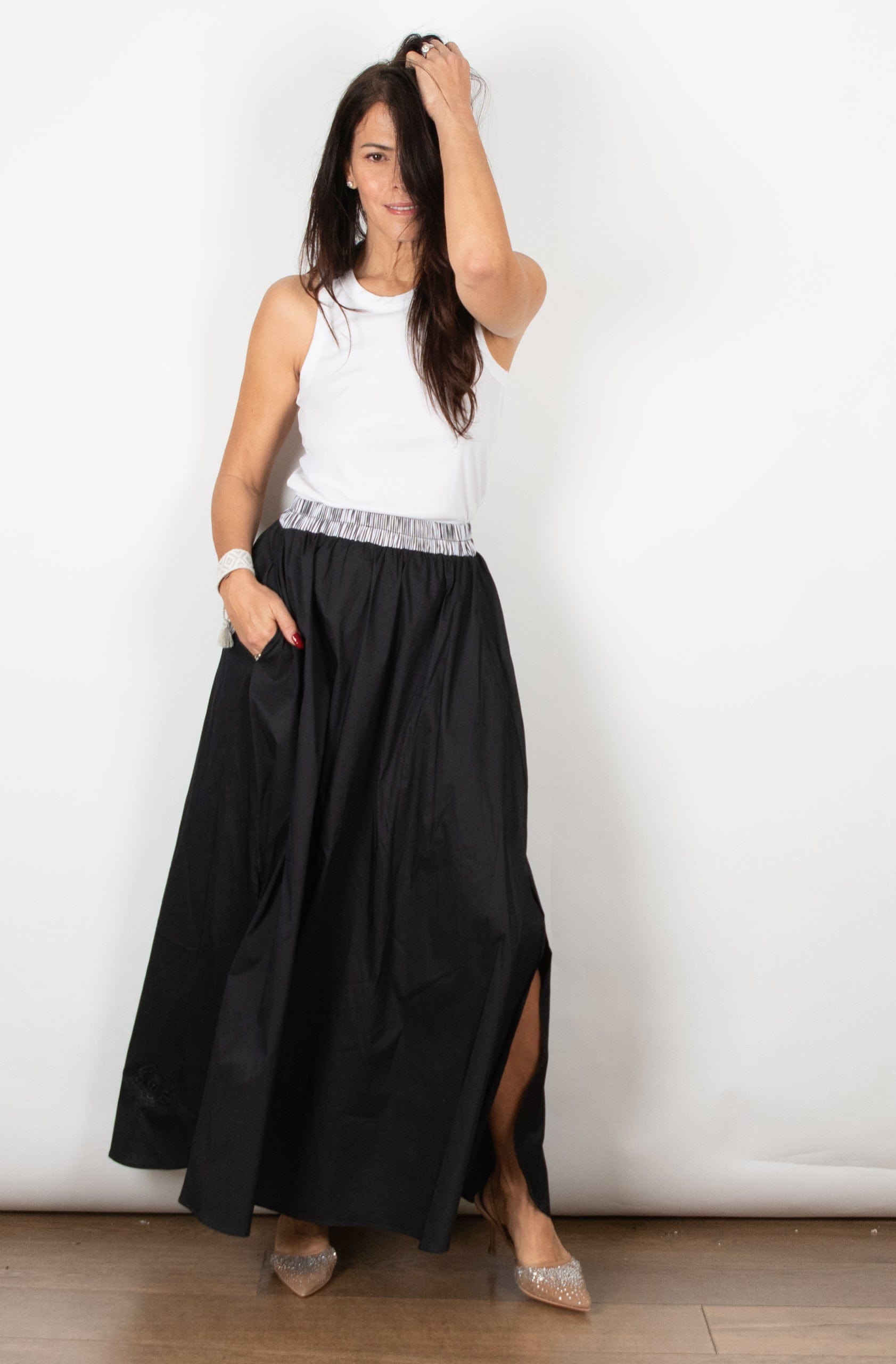 CLARSON חצאית שחורה image 7